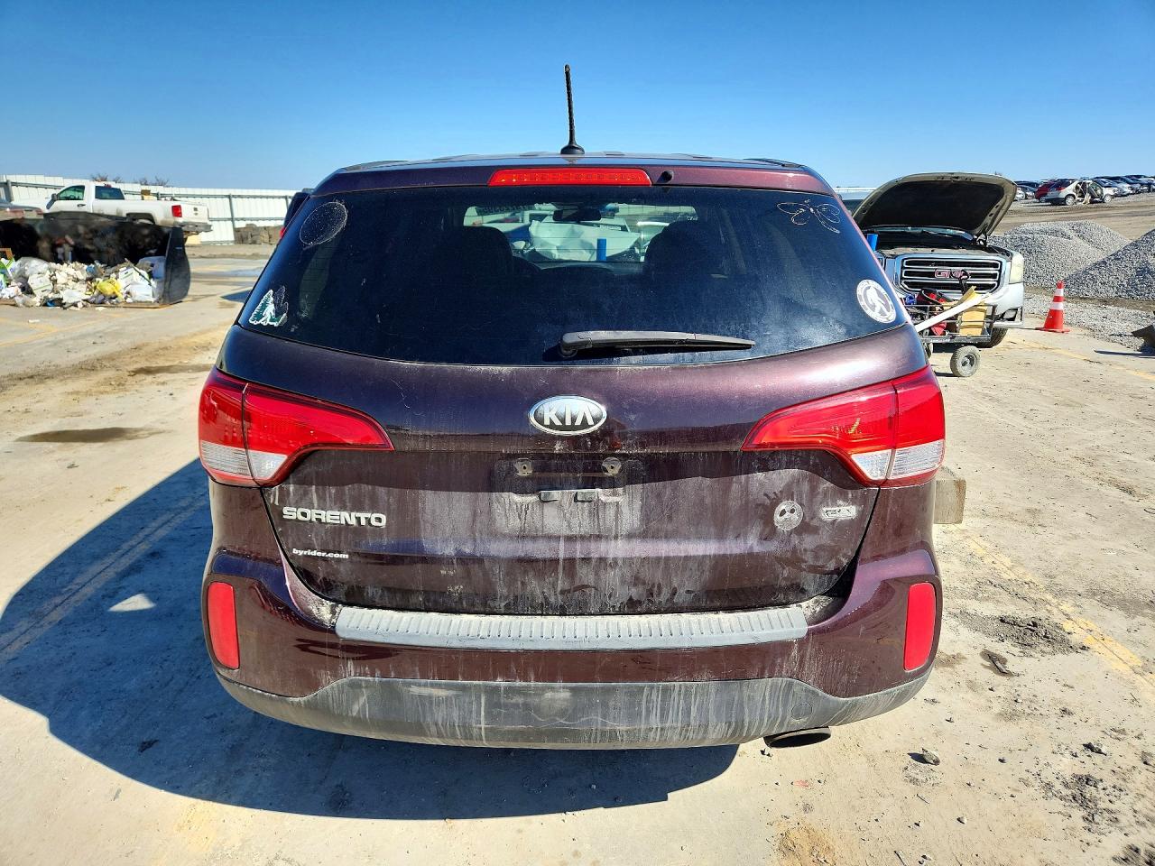 2014 Kia Sorento Lx Purple vin: 5XYKT3A64EG477584