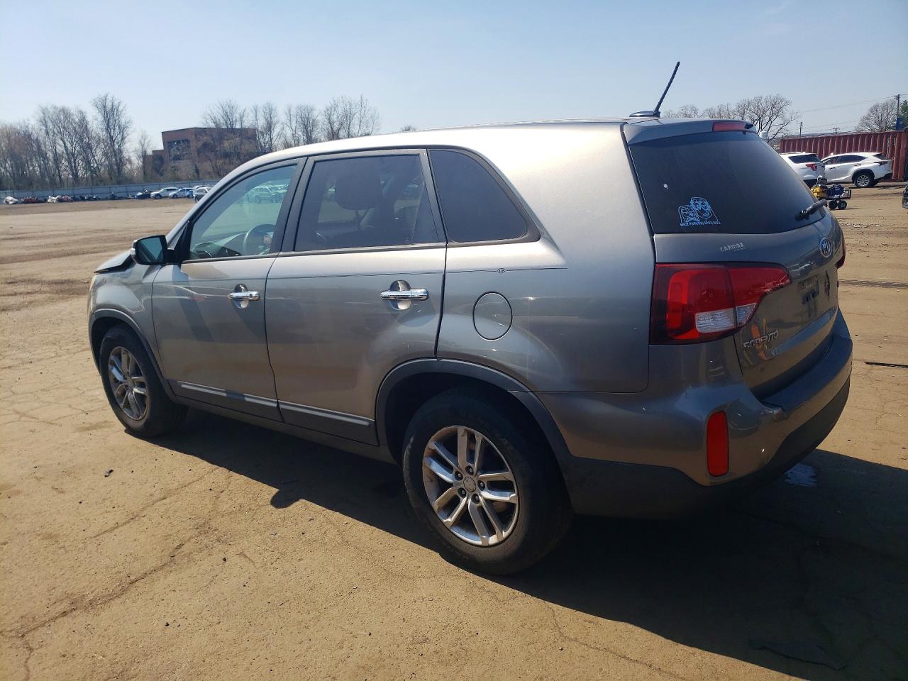 2014 Kia Sorento Lx Gray vin: 5XYKT3A64EG506775