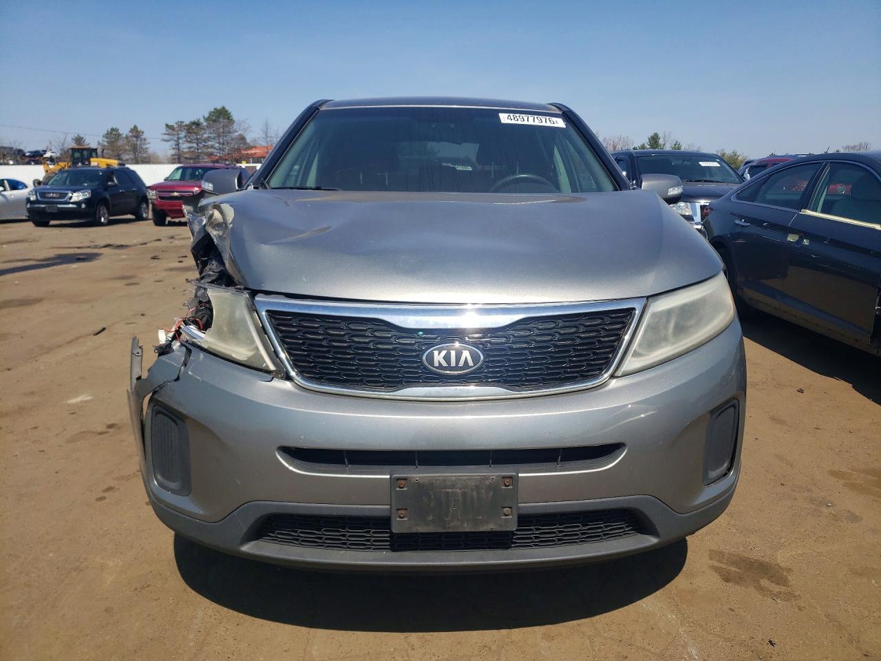 2014 Kia Sorento Lx Gray vin: 5XYKT3A64EG506775