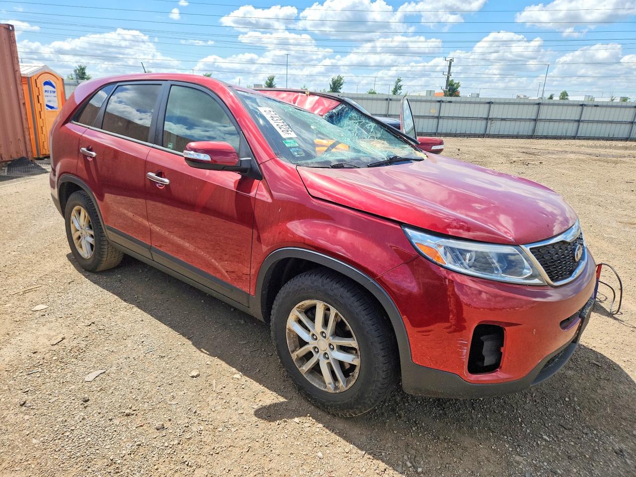 2015 Kia Sorento Burgundy vin: 5XYKT3A64FG578450