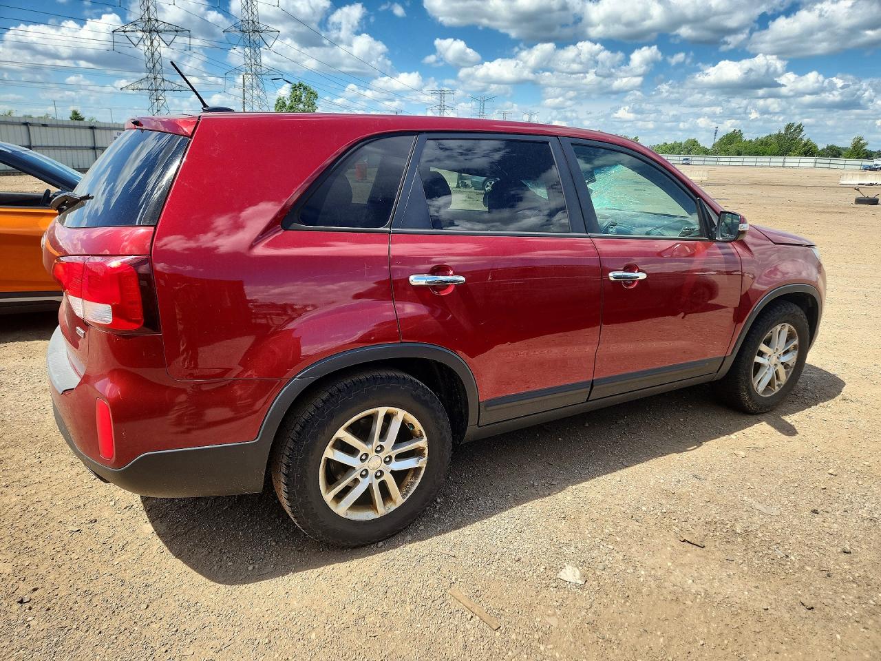 2015 Kia Sorento Burgundy vin: 5XYKT3A64FG578450