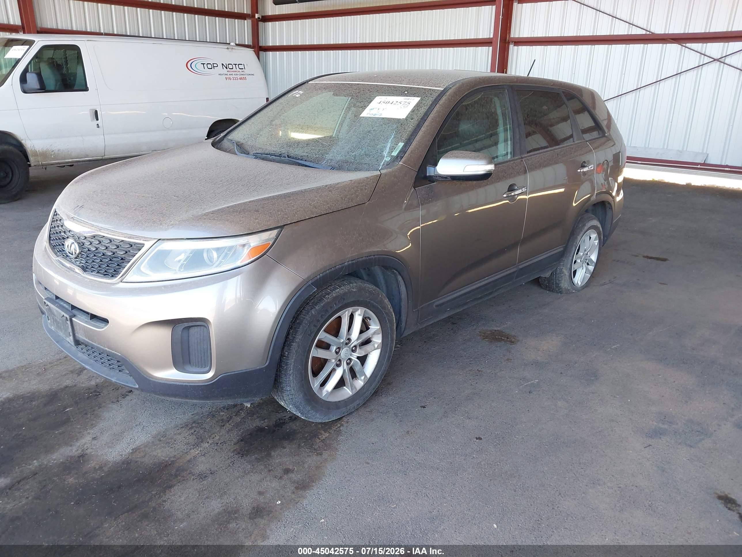 2015 Kia Sorento Lx Gray vin: 5XYKT3A64FG625752