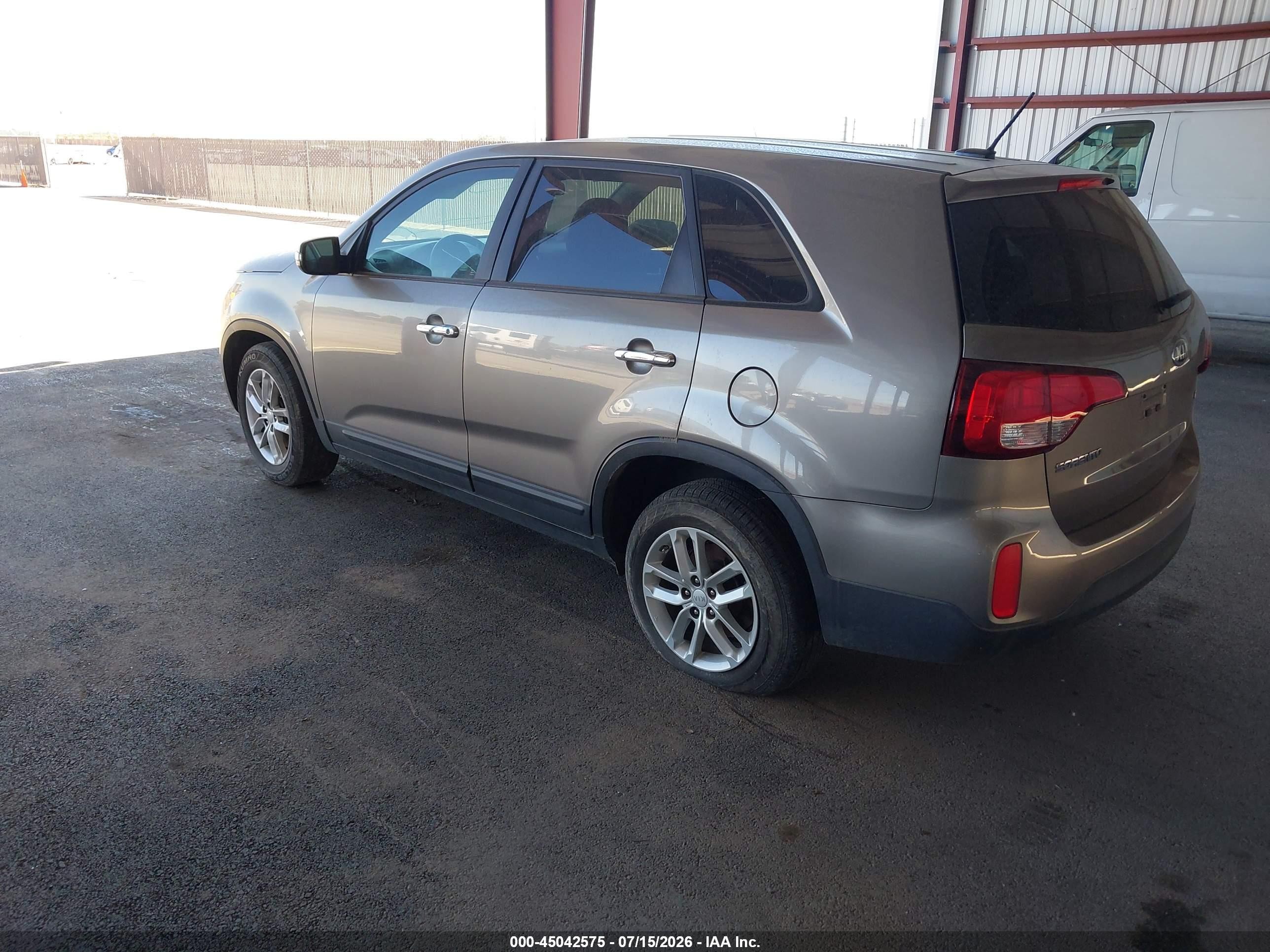 2015 Kia Sorento Lx Gray vin: 5XYKT3A64FG625752