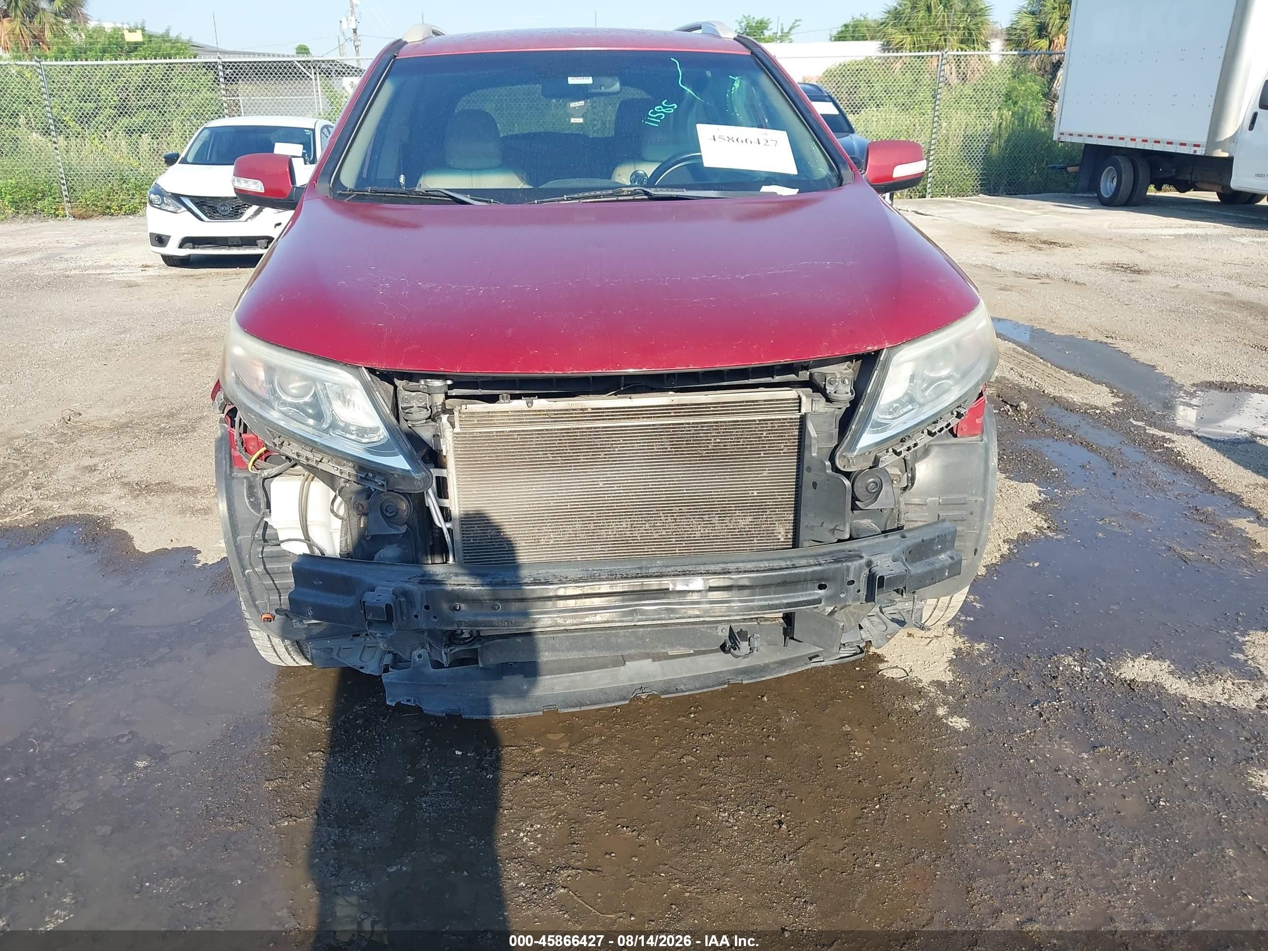 2015 Kia Sorento Lx Red vin: 5XYKT3A64FG642857
