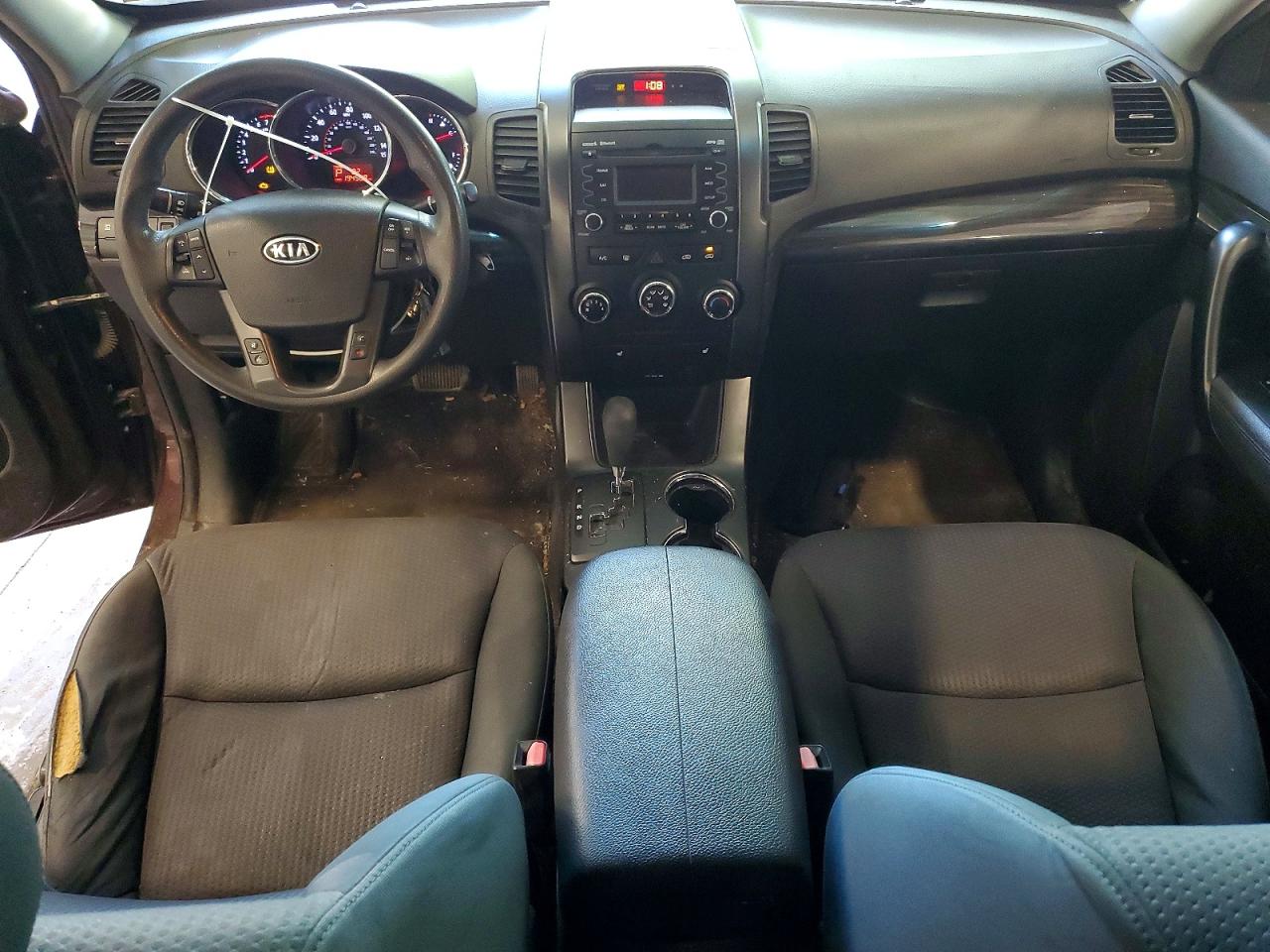 2012 Kia Sorento Lx Burgundy vin: 5XYKT3A65CG269078