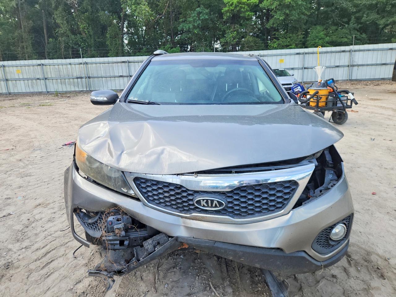 2012 Kia Sorento Lx Gray vin: 5XYKT3A65CG295485
