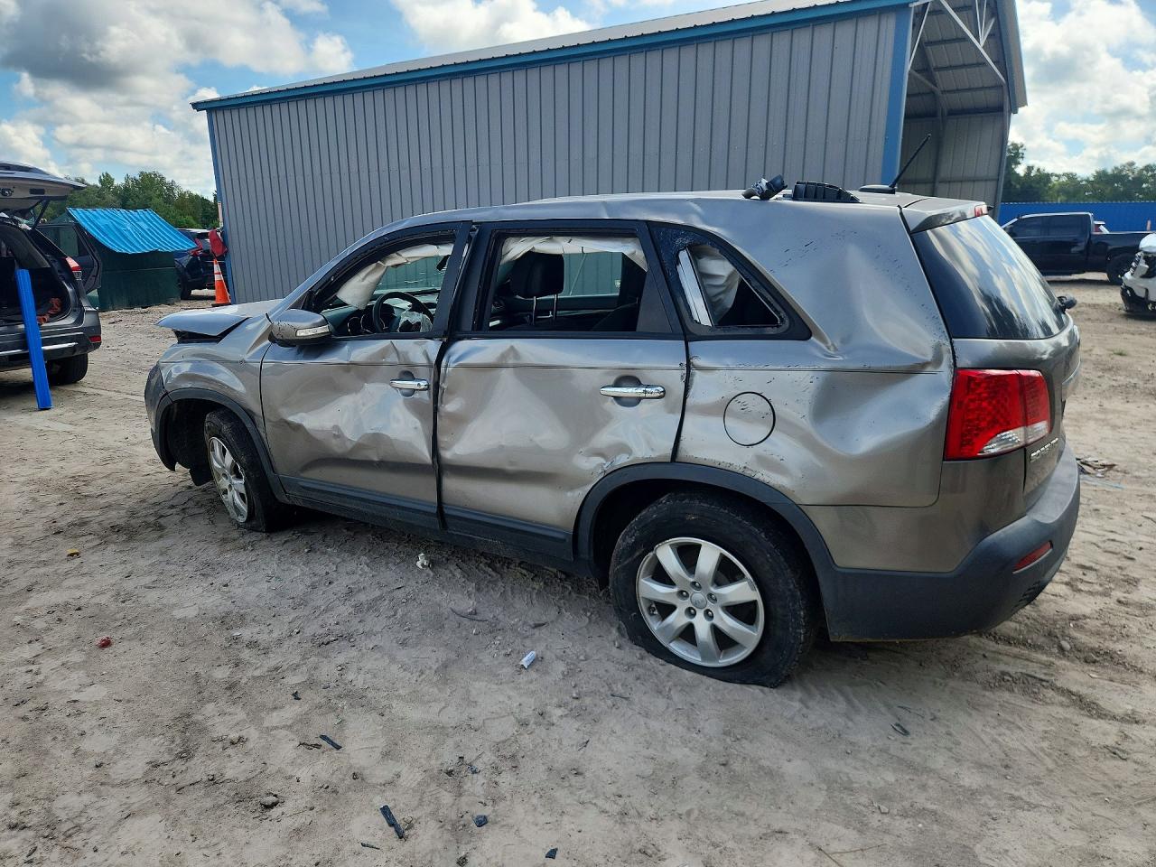 2012 Kia Sorento Lx Gray vin: 5XYKT3A65CG295485