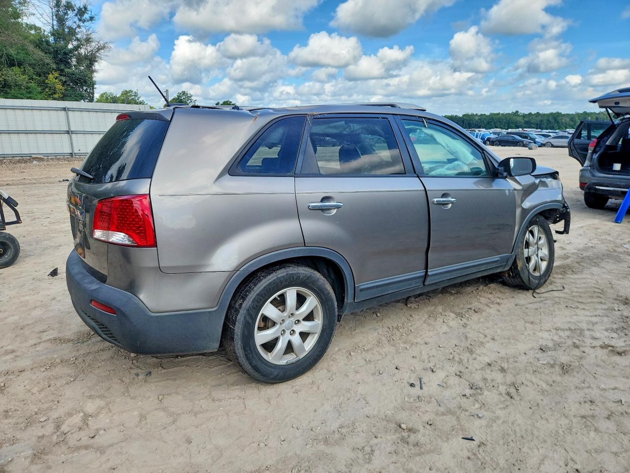 2012 Kia Sorento Lx Gray vin: 5XYKT3A65CG295485