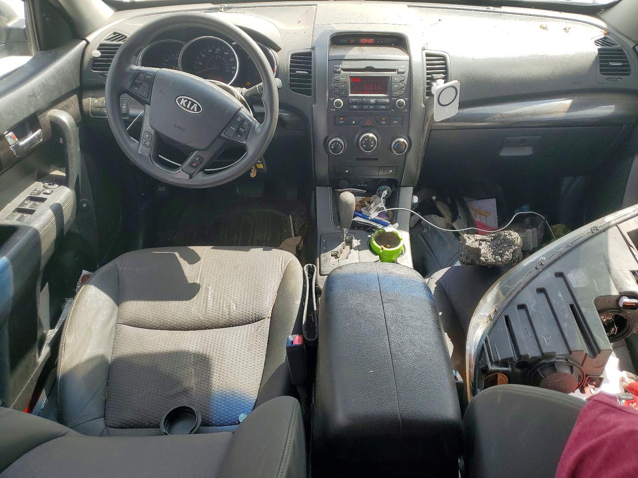 2012 Kia Sorento Lx White vin: 5XYKT3A65CG305366