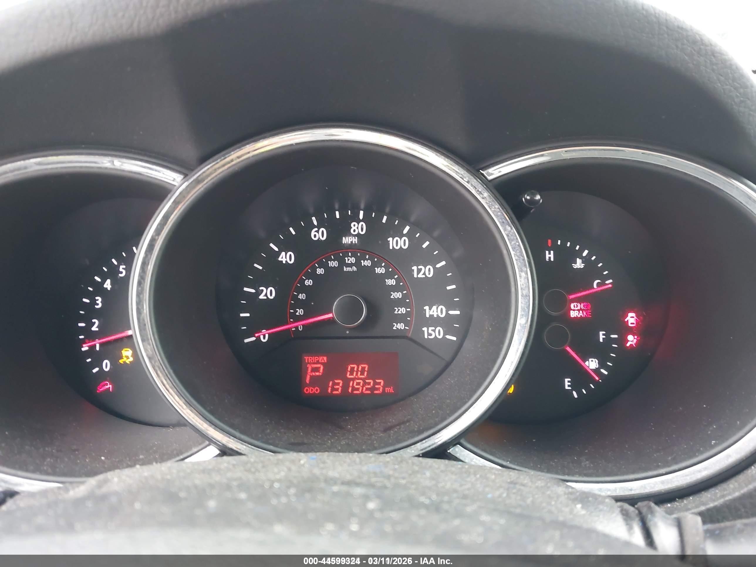 2013 Kia Sorento Lx Black vin: 5XYKT3A65DG416484