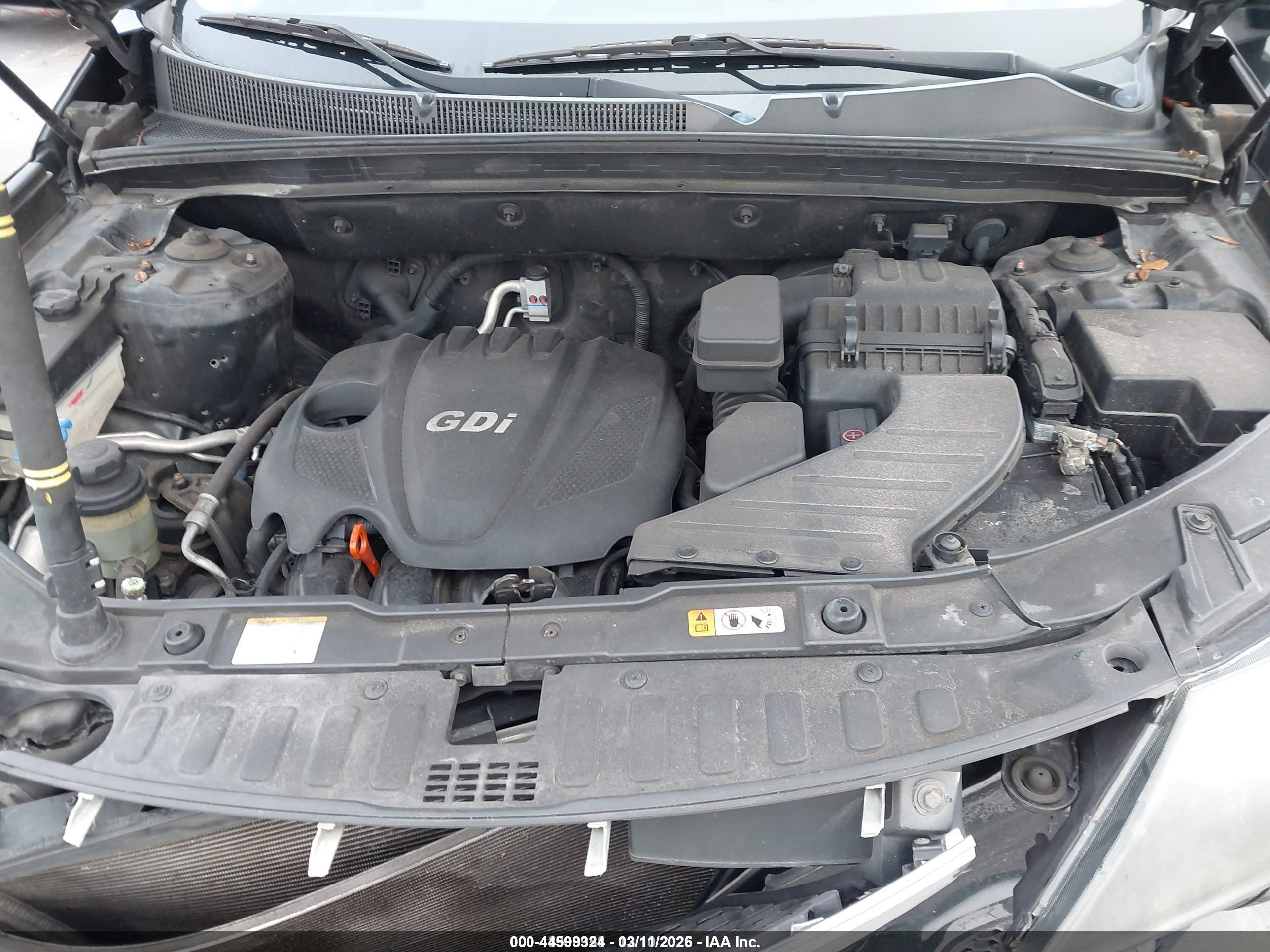 2013 Kia Sorento Lx Black vin: 5XYKT3A65DG416484