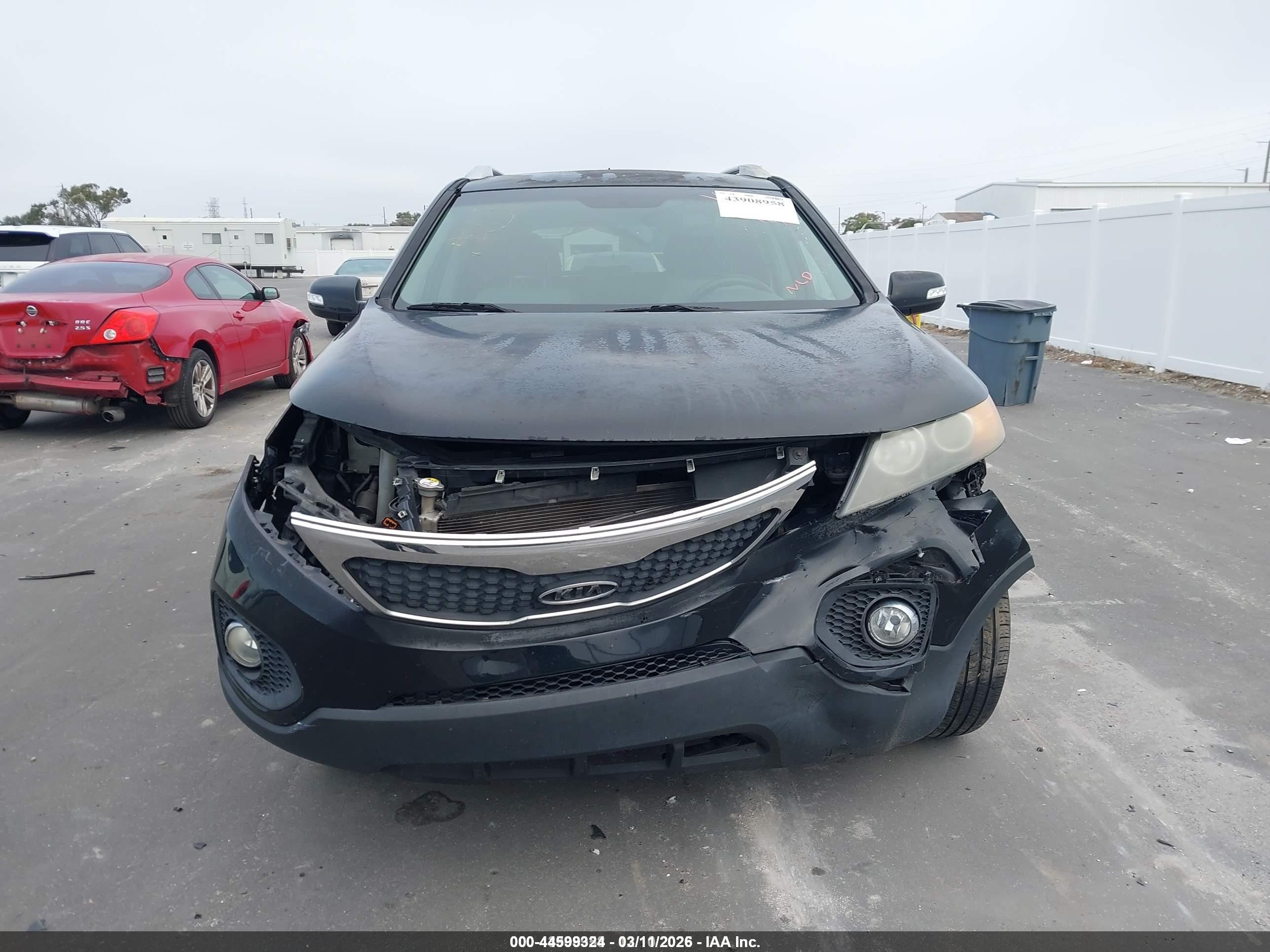 2013 Kia Sorento Lx Black vin: 5XYKT3A65DG416484