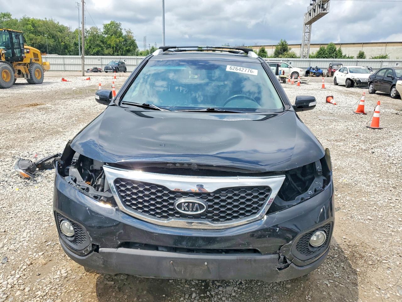 2013 Kia Sorento Lx Black vin: 5XYKT3A65DG417005