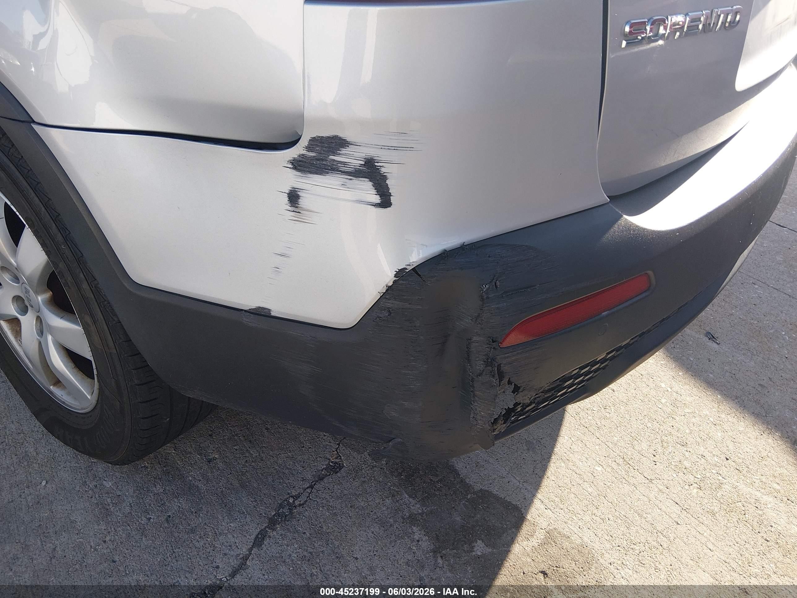 2013 Kia Sorento Lx Gray vin: 5XYKT3A65DG419367