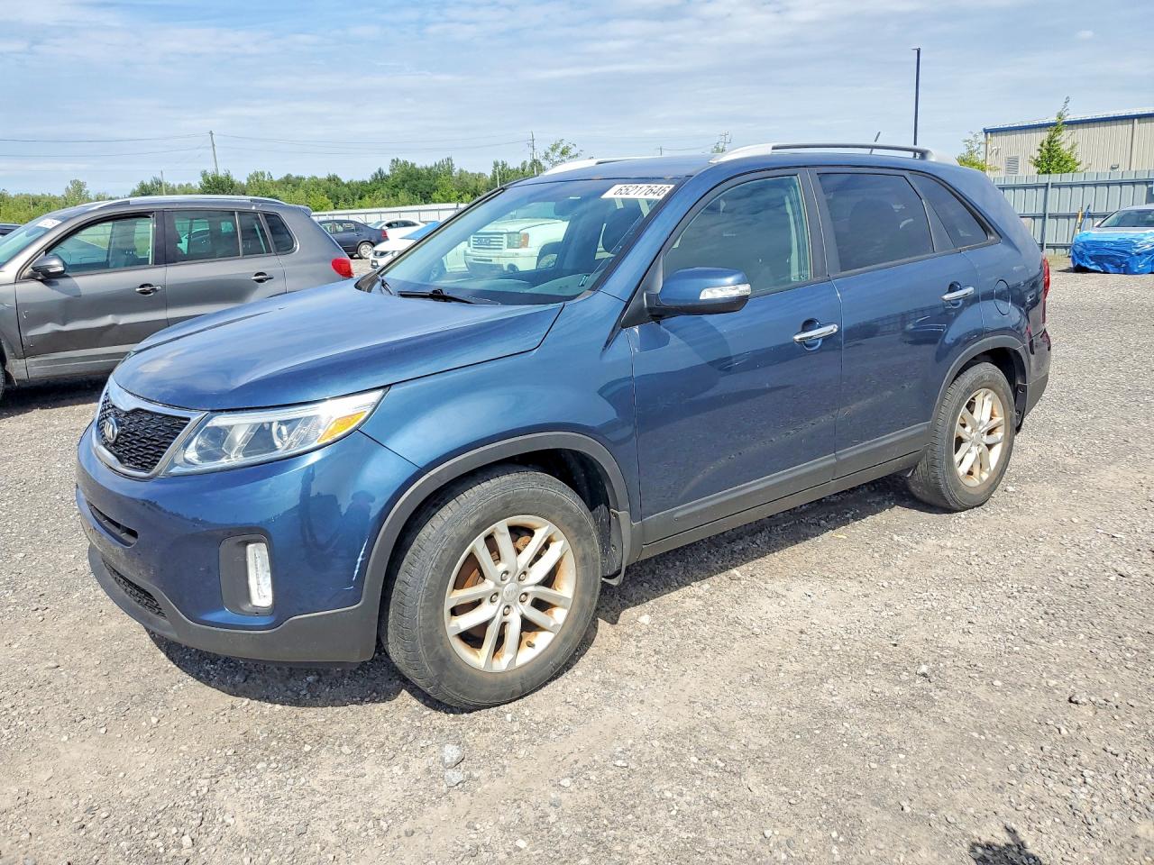 2014 Kia Sorento Lx Синий vin: 5XYKT3A65EG440706