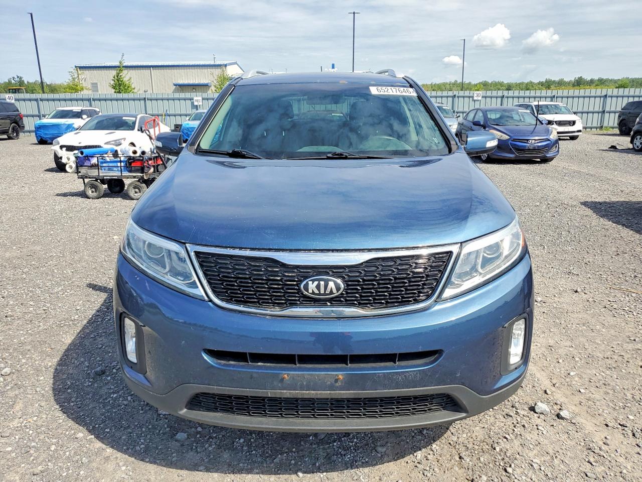 2014 Kia Sorento Lx Синий vin: 5XYKT3A65EG440706