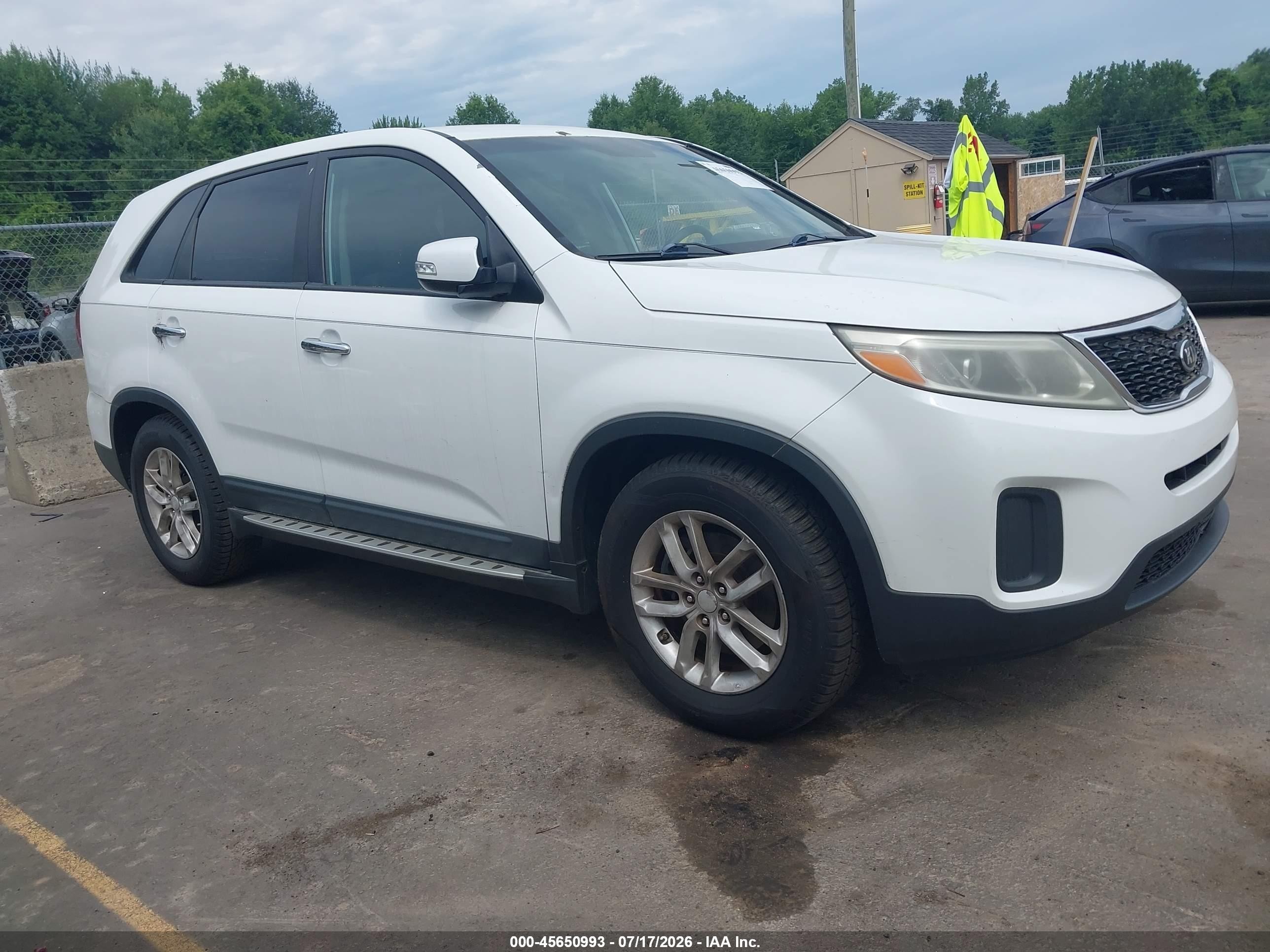 2014 Kia Sorento Lx Белый vin: 5XYKT3A65EG445212