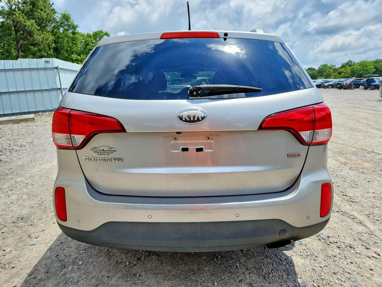 2014 Kia Sorento Lx Silver vin: 5XYKT3A65EG455061