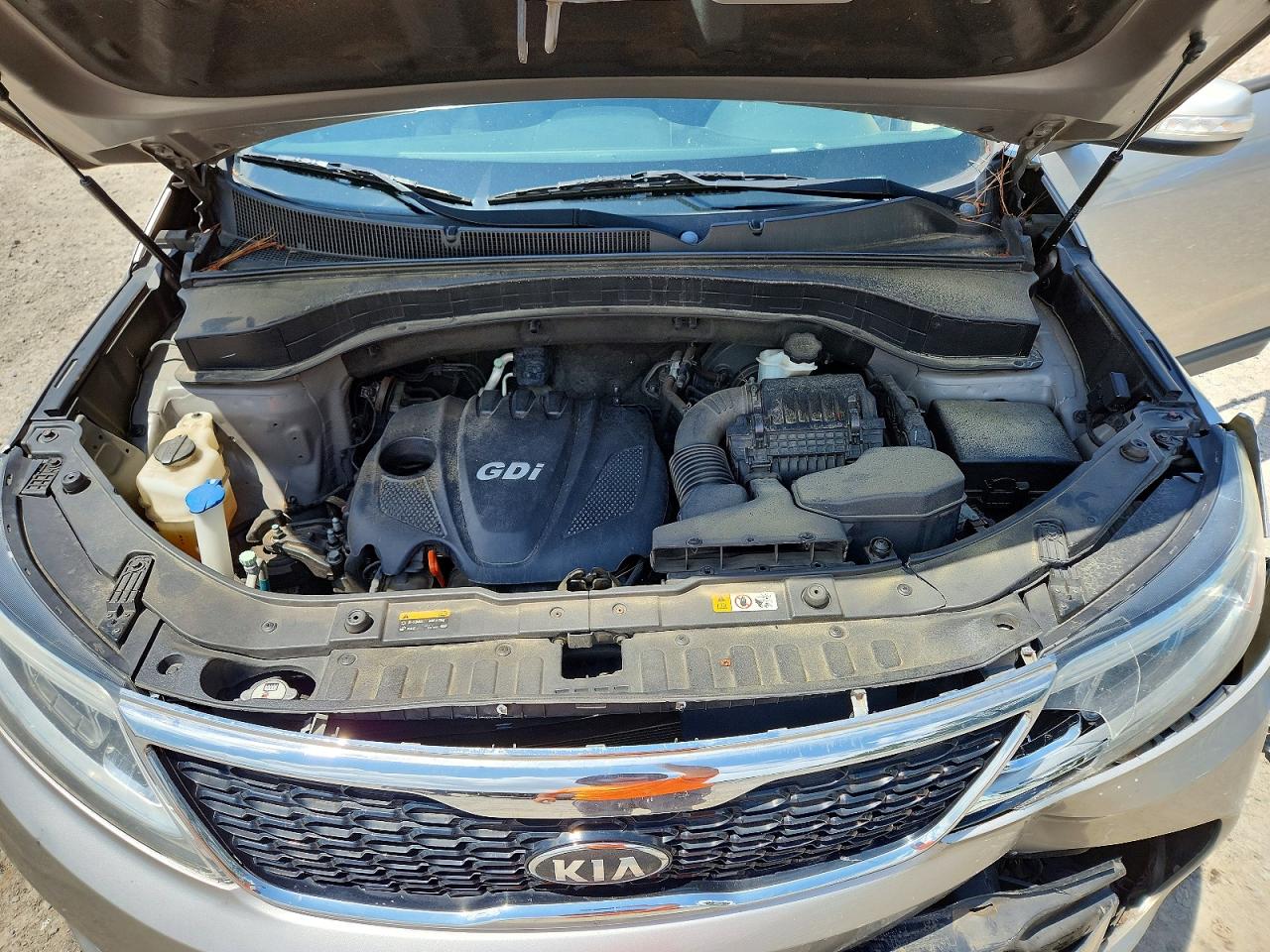 2014 Kia Sorento Lx Silver vin: 5XYKT3A65EG455061