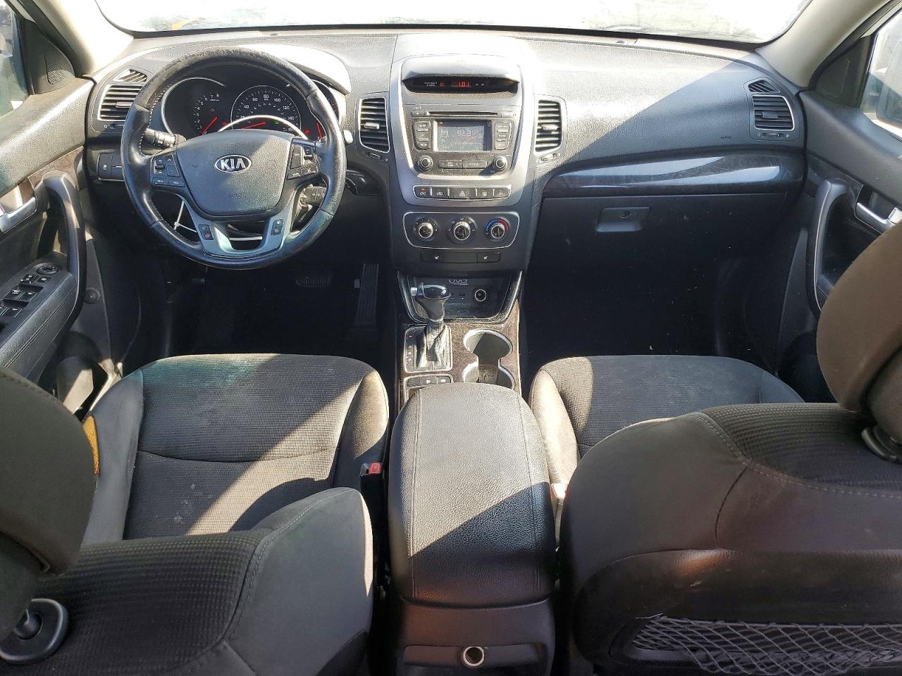 2014 Kia Sorento Lx White vin: 5XYKT3A65EG455836