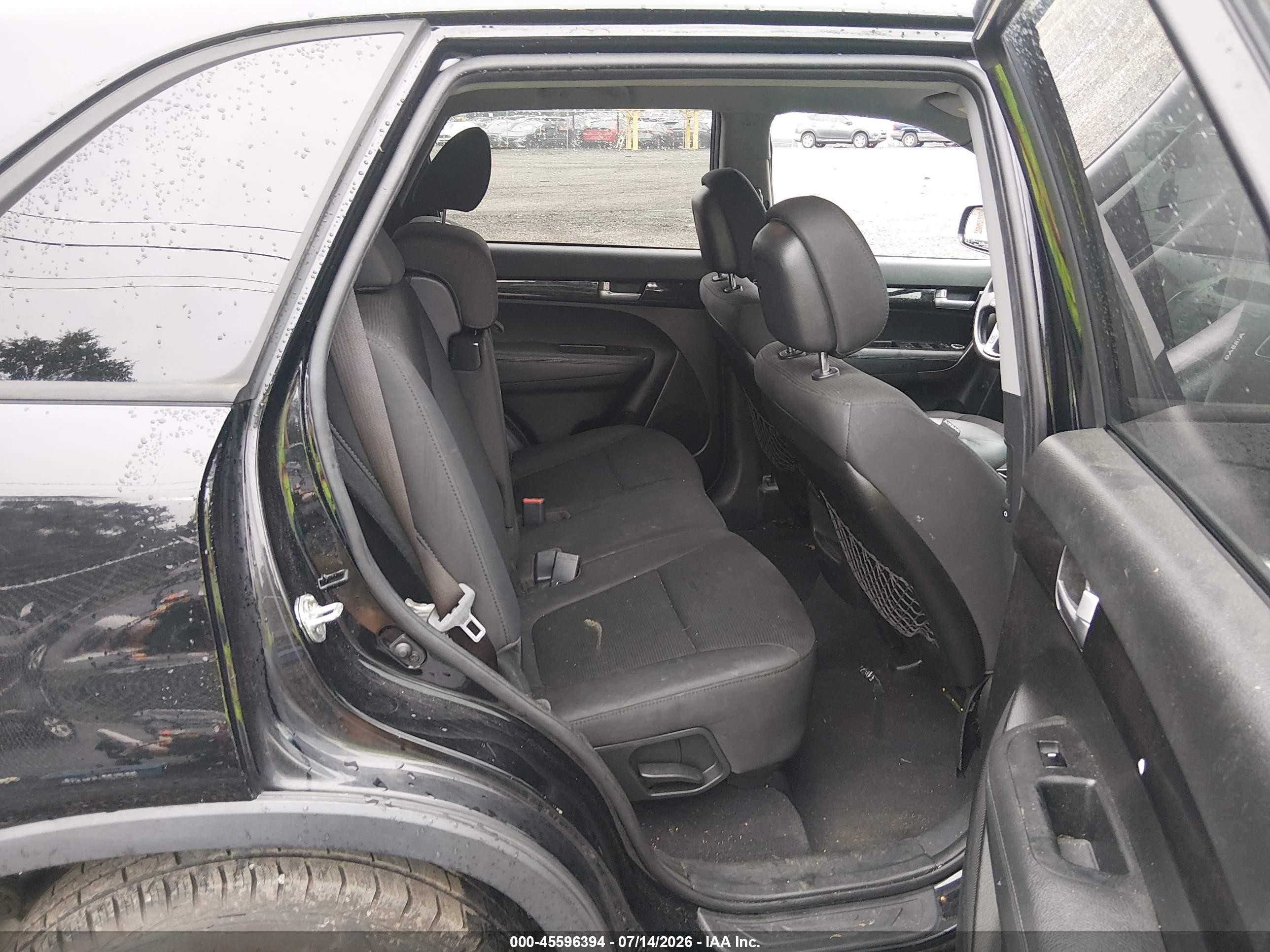 2014 Kia Sorento Lx Black vin: 5XYKT3A65EG495205