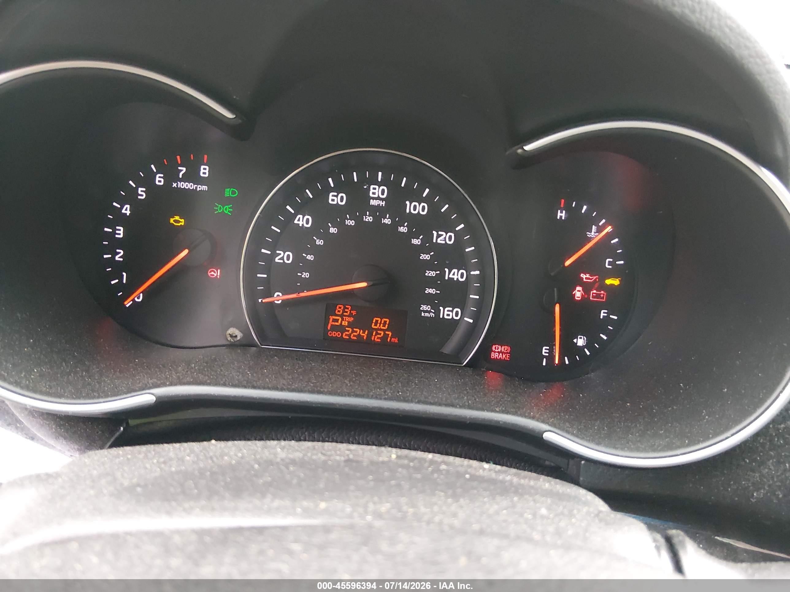 2014 Kia Sorento Lx Black vin: 5XYKT3A65EG495205
