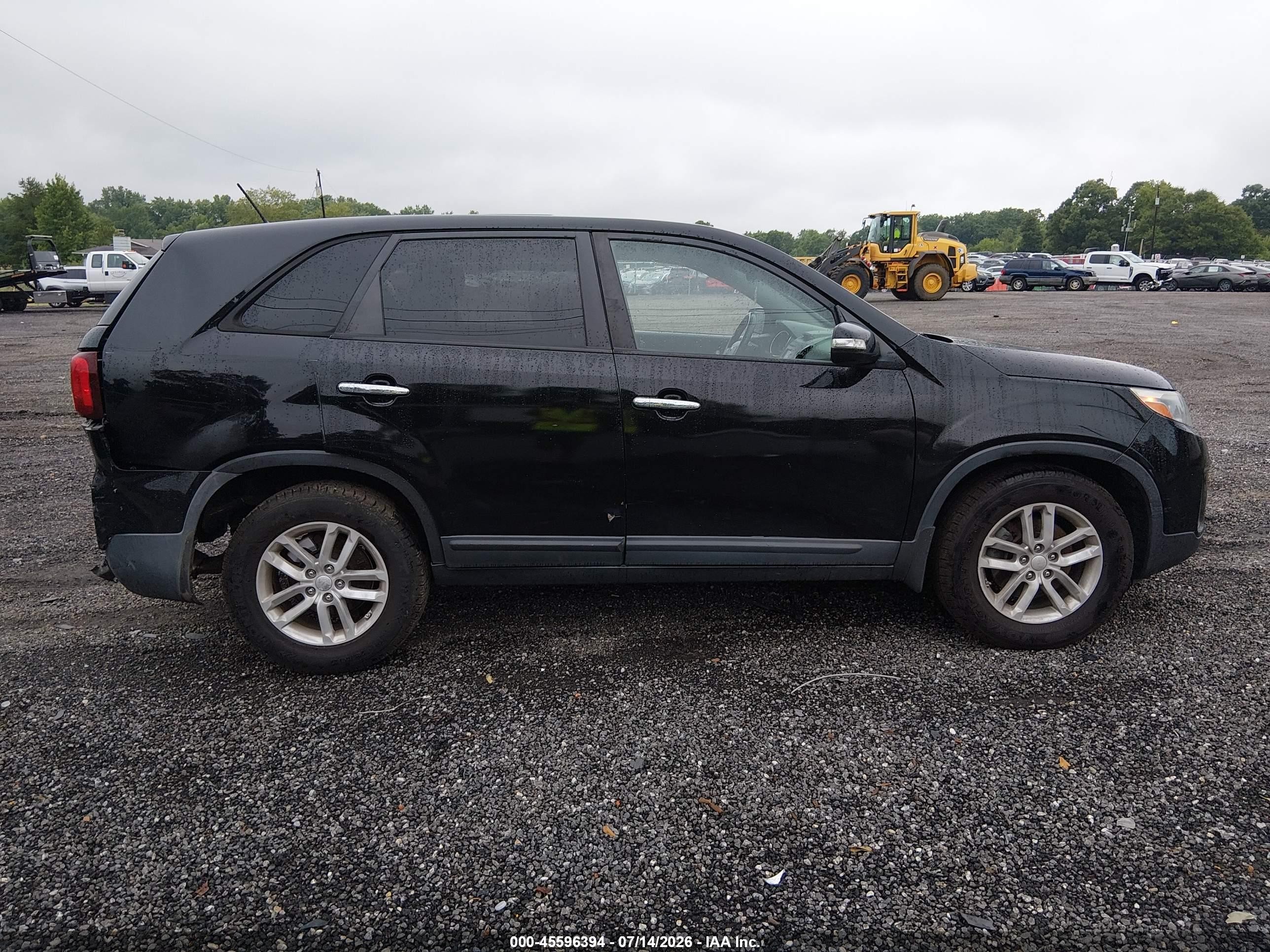 2014 Kia Sorento Lx Black vin: 5XYKT3A65EG495205