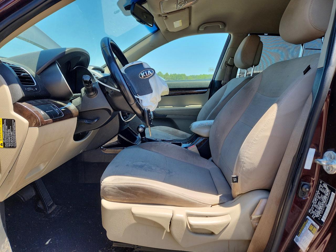 2014 Kia Sorento Lx Burgundy vin: 5XYKT3A65EG495897