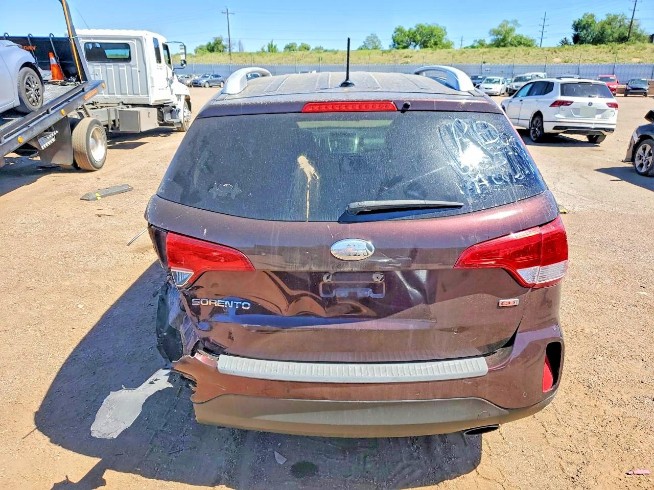 2014 Kia Sorento Lx Maroon vin: 5XYKT3A65EG508017