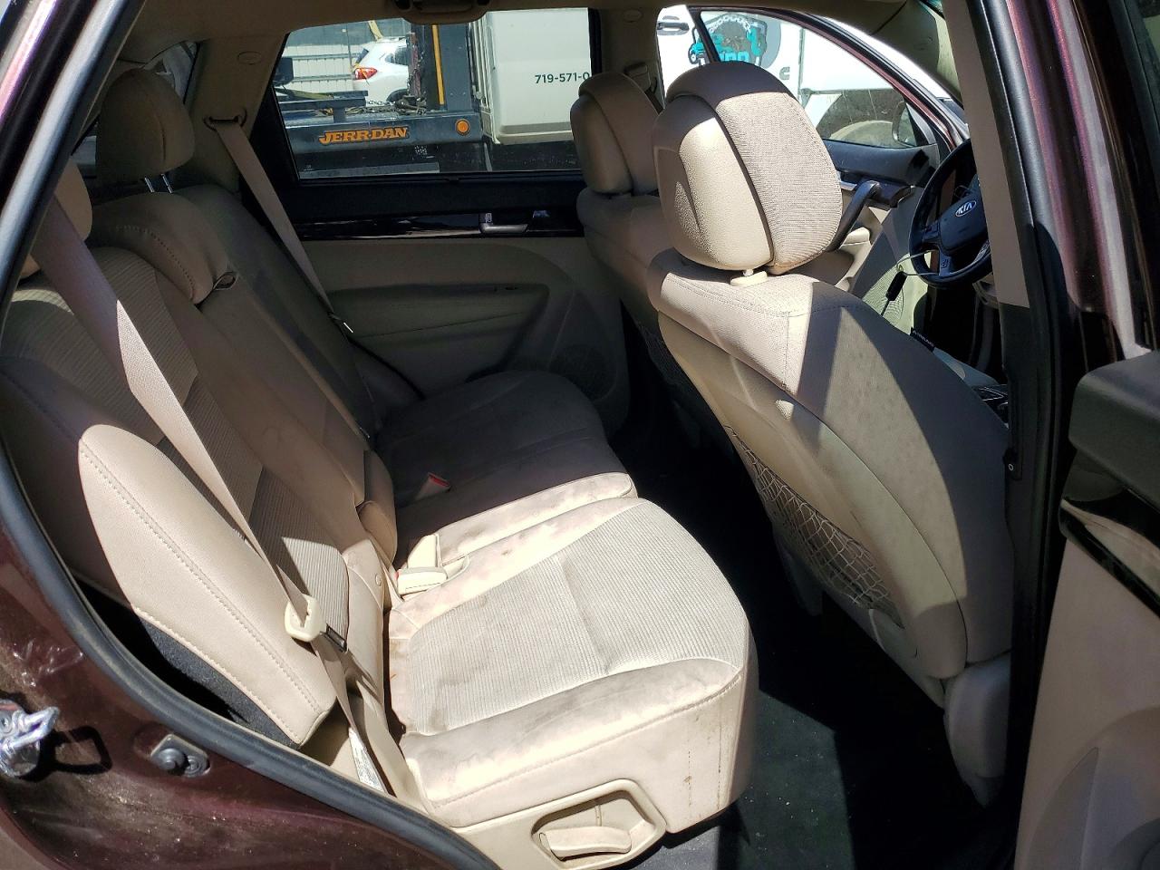2014 Kia Sorento Lx Maroon vin: 5XYKT3A65EG508017