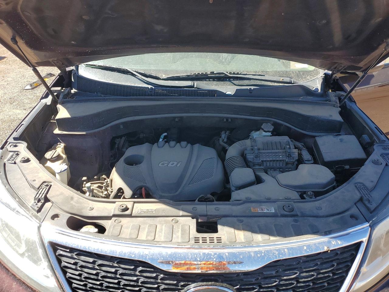 2014 Kia Sorento Lx Maroon vin: 5XYKT3A65EG508017