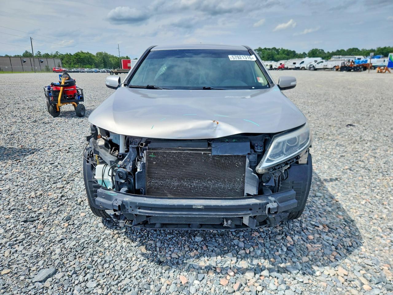 2014 Kia Sorento Lx Silver vin: 5XYKT3A65EG535959