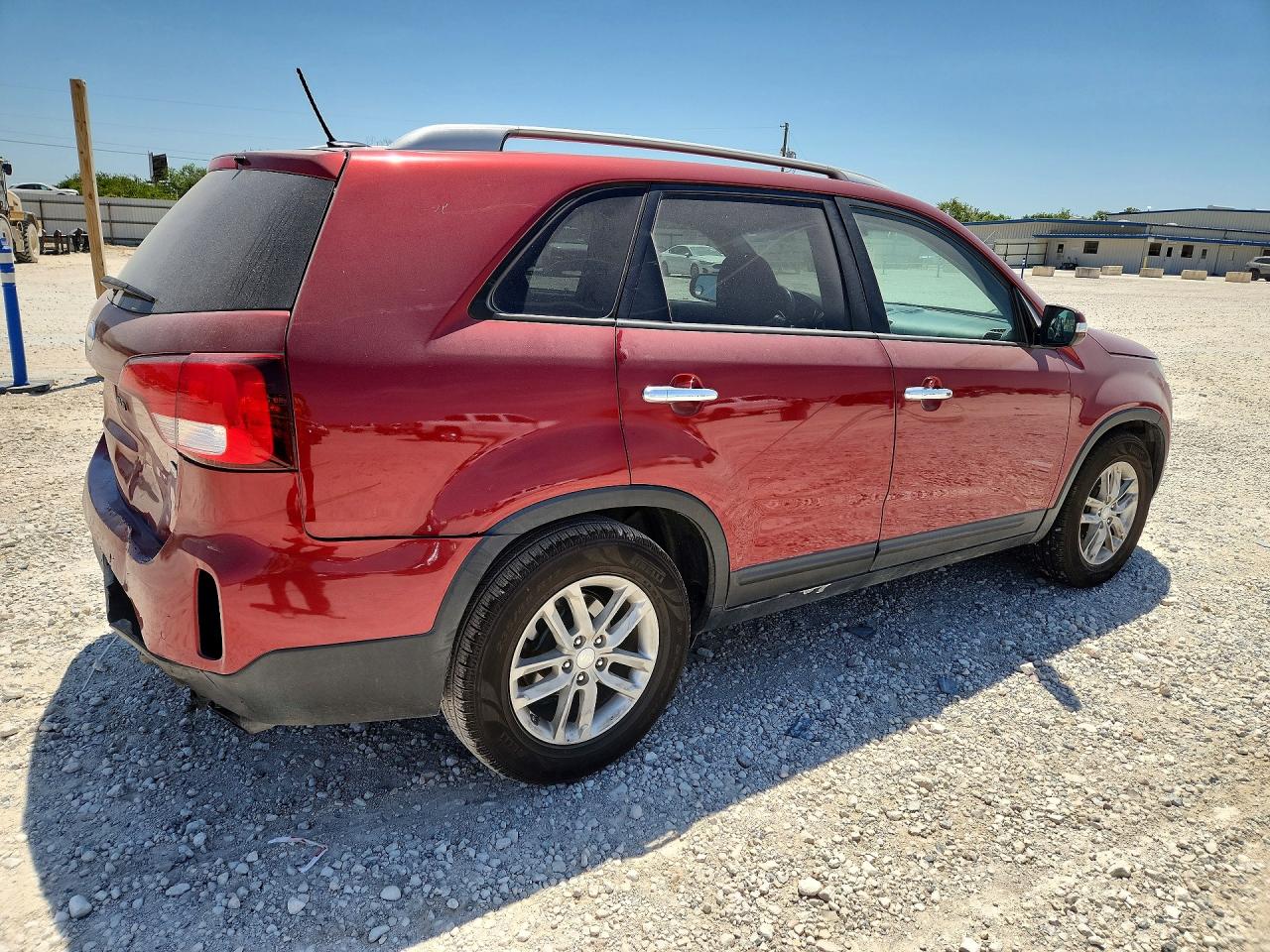 2015 Kia Sorento Lx Maroon vin: 5XYKT3A65FG558935