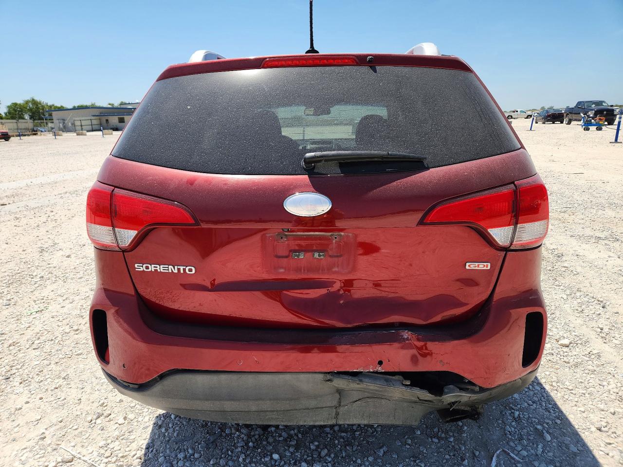 2015 Kia Sorento Lx Maroon vin: 5XYKT3A65FG558935