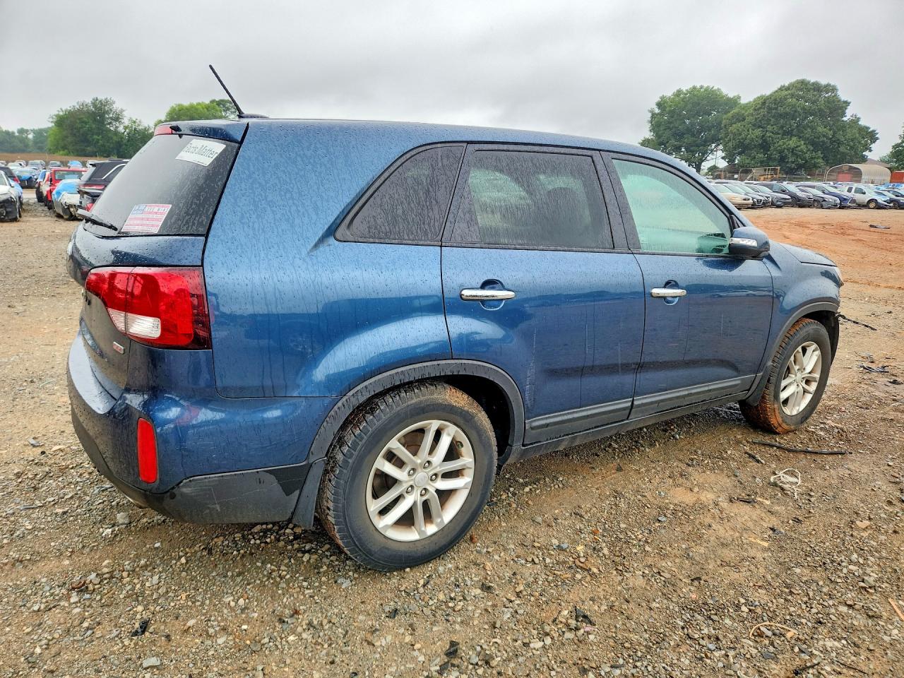 2015 Kia Sorento Lx Синий vin: 5XYKT3A65FG589487