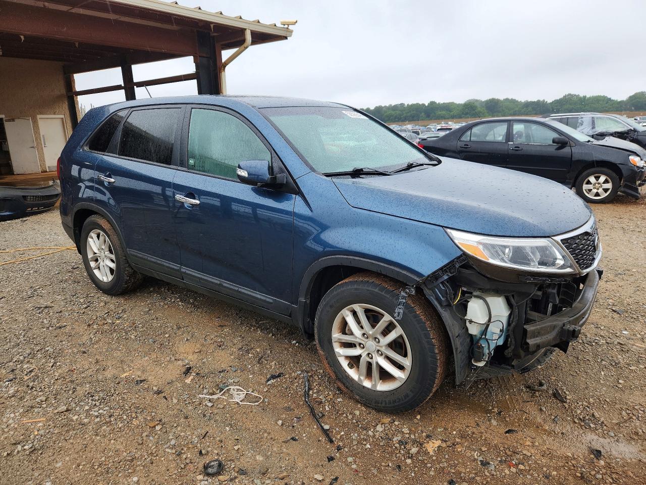 2015 Kia Sorento Lx Синий vin: 5XYKT3A65FG589487