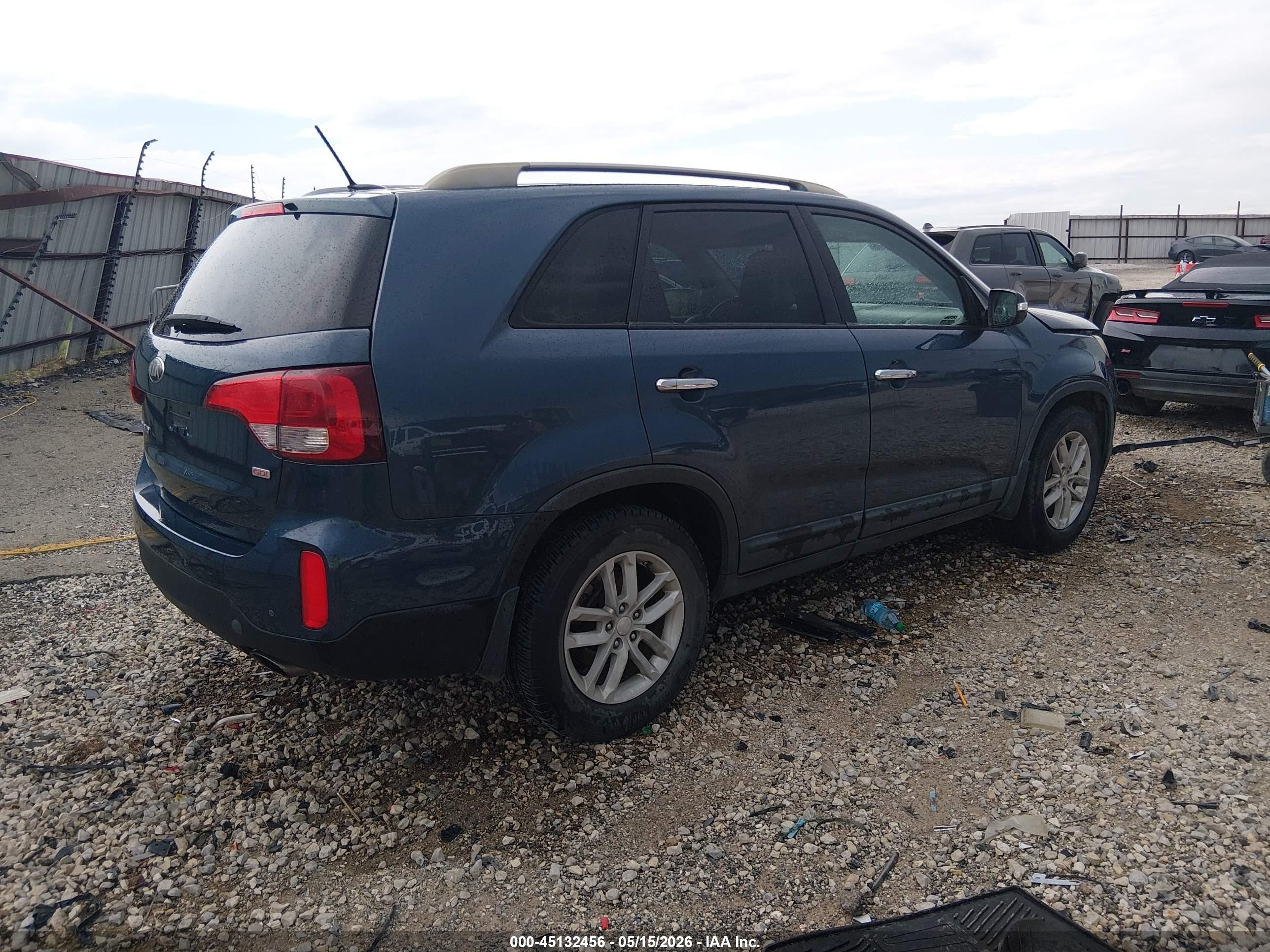 2015 Kia Sorento Lx Blue vin: 5XYKT3A65FG599470