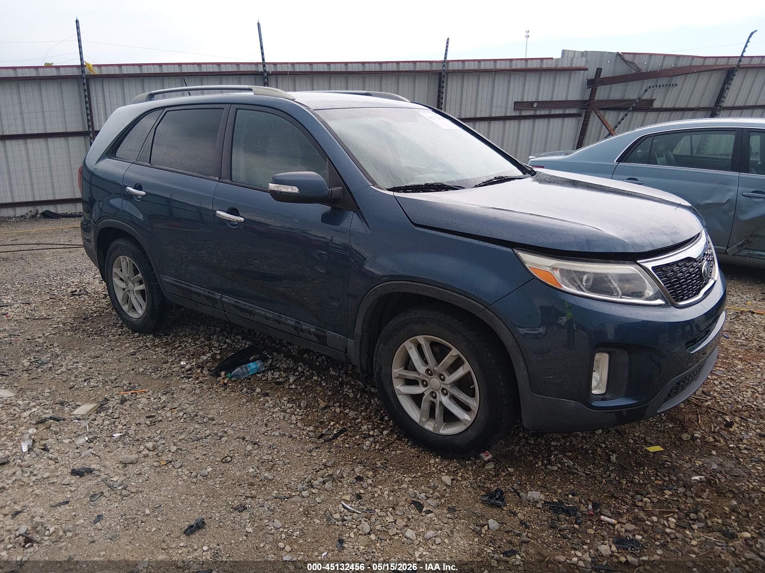2015 Kia Sorento Lx Blue vin: 5XYKT3A65FG599470