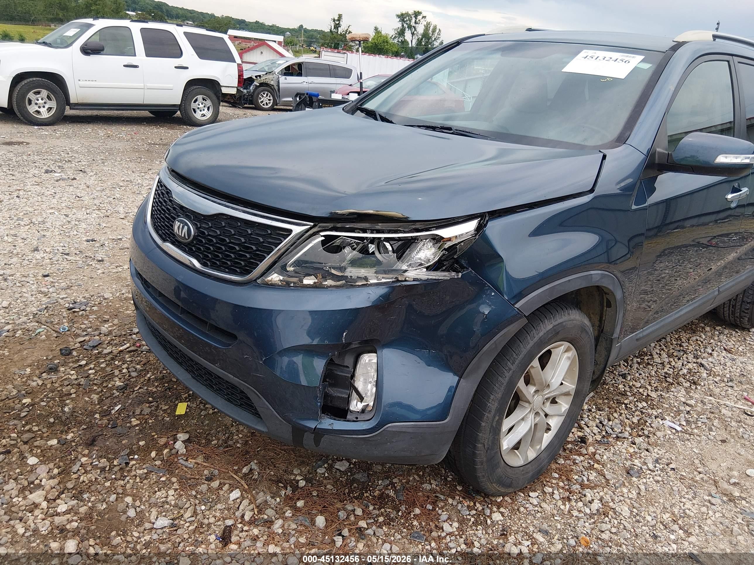 2015 Kia Sorento Lx Blue vin: 5XYKT3A65FG599470