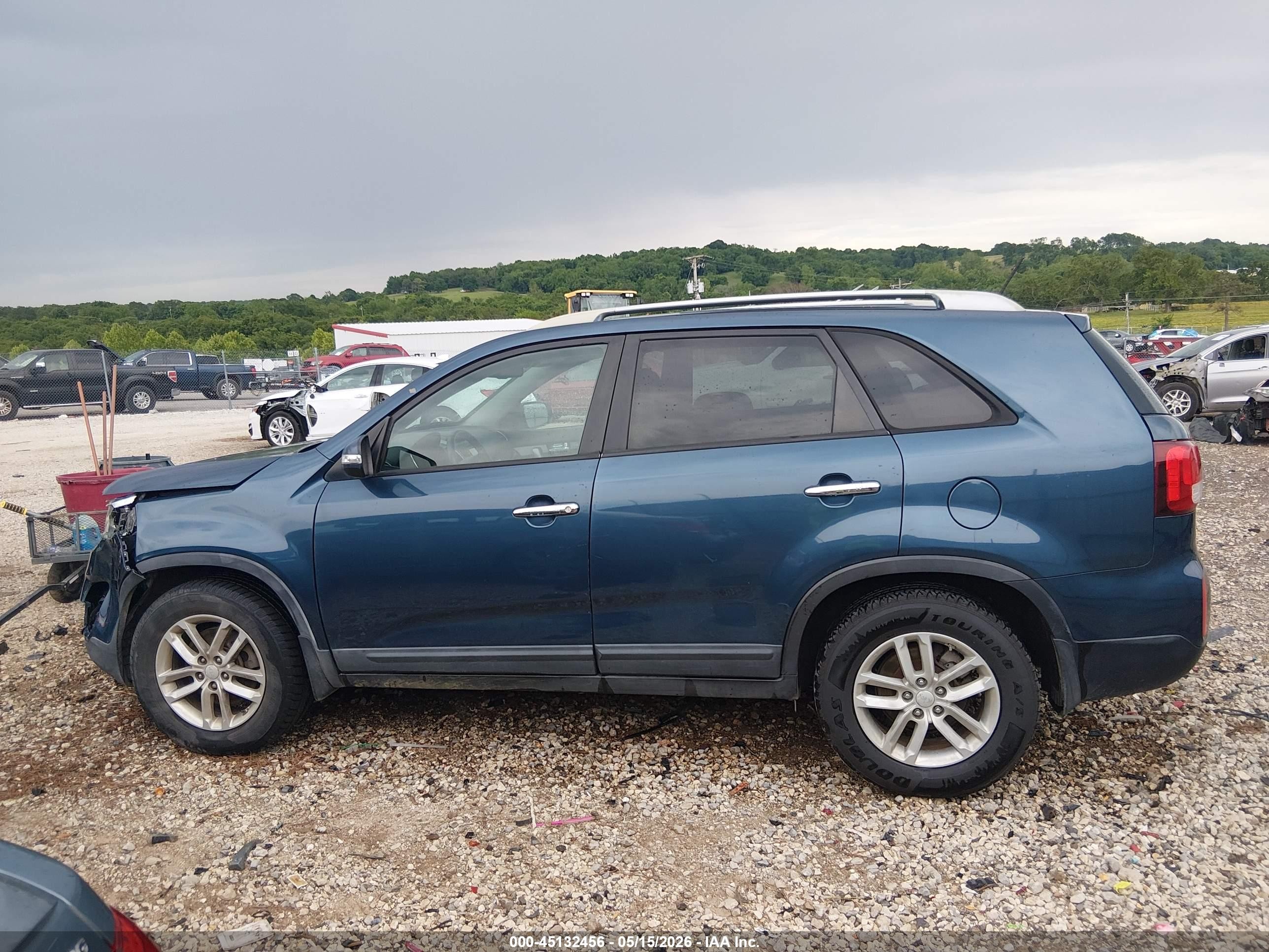 2015 Kia Sorento Lx Blue vin: 5XYKT3A65FG599470