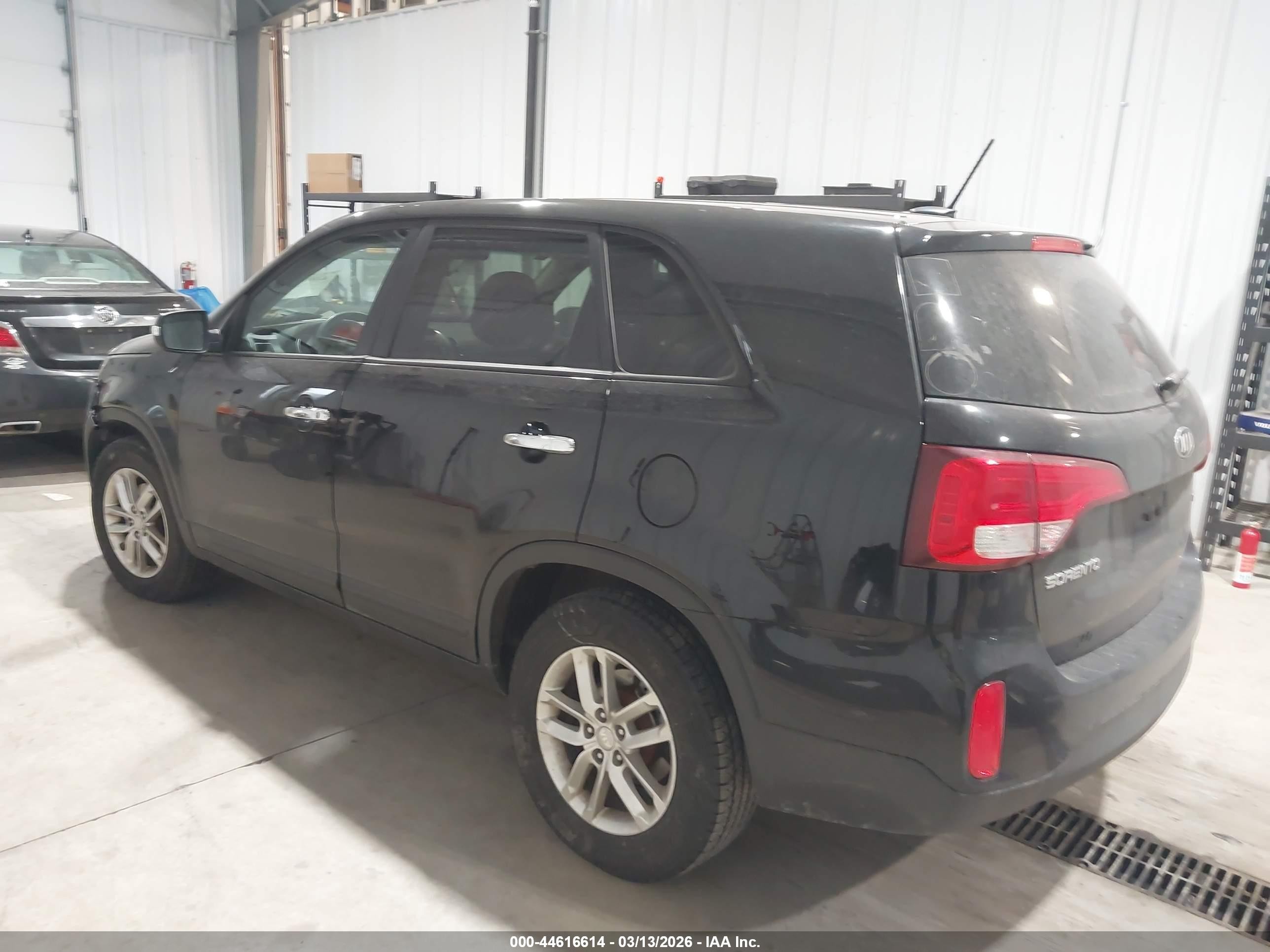 2015 Kia Sorento Lx Black vin: 5XYKT3A65FG654337