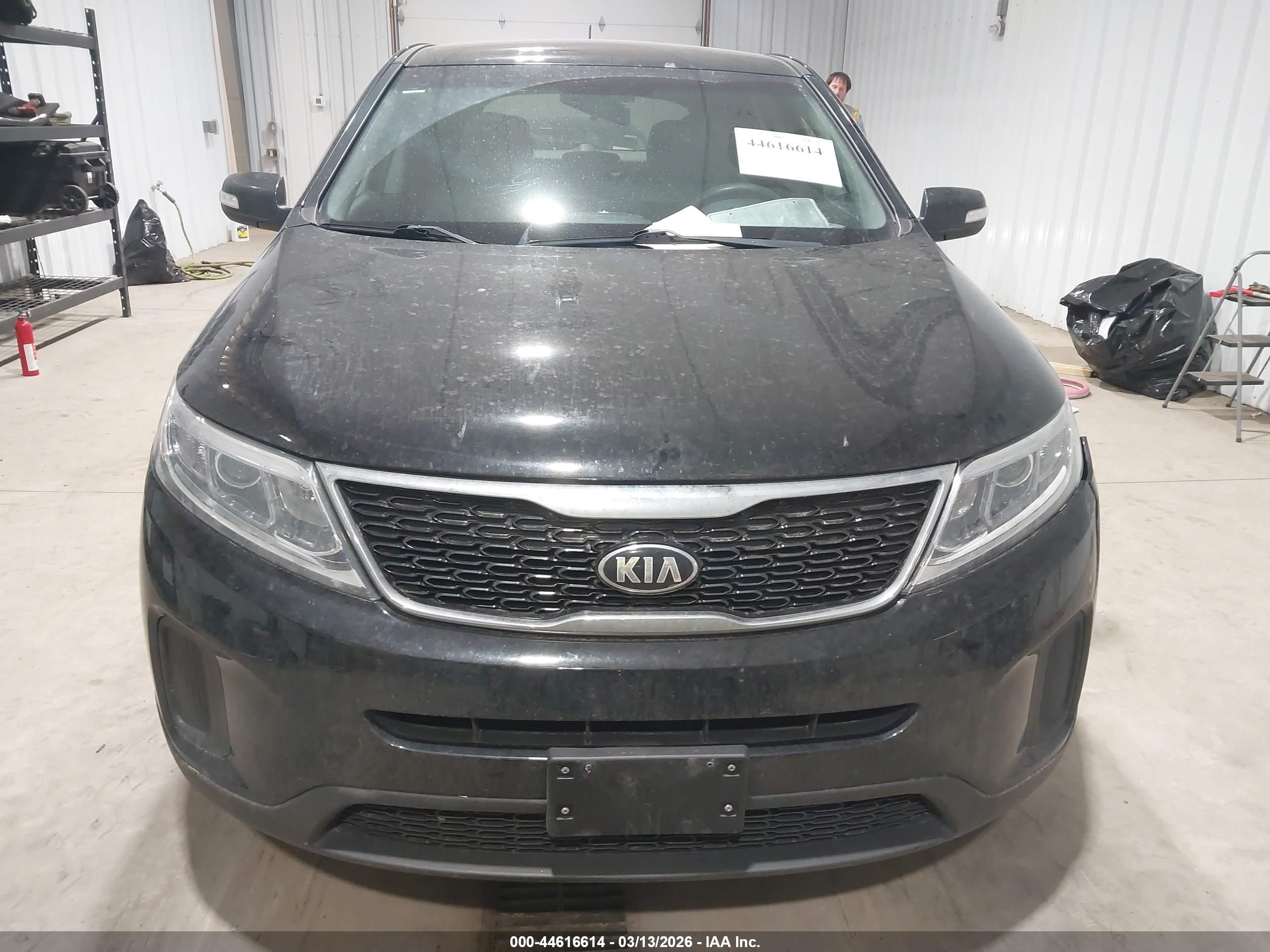 2015 Kia Sorento Lx Black vin: 5XYKT3A65FG654337