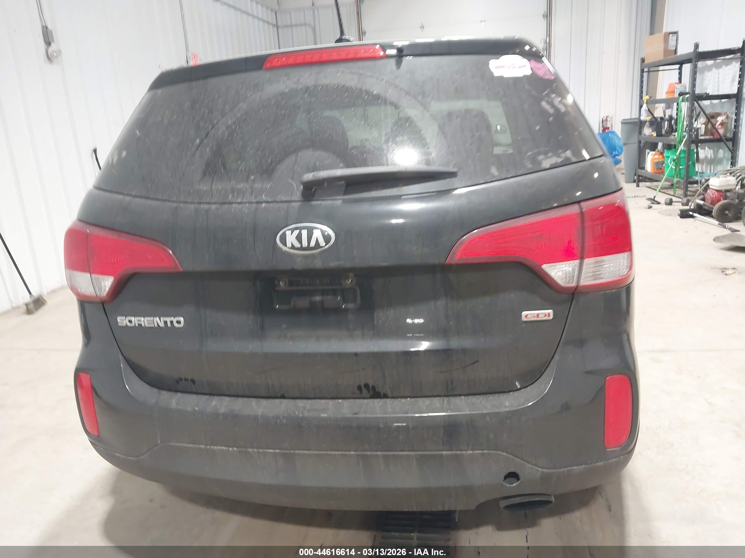 2015 Kia Sorento Lx Black vin: 5XYKT3A65FG654337