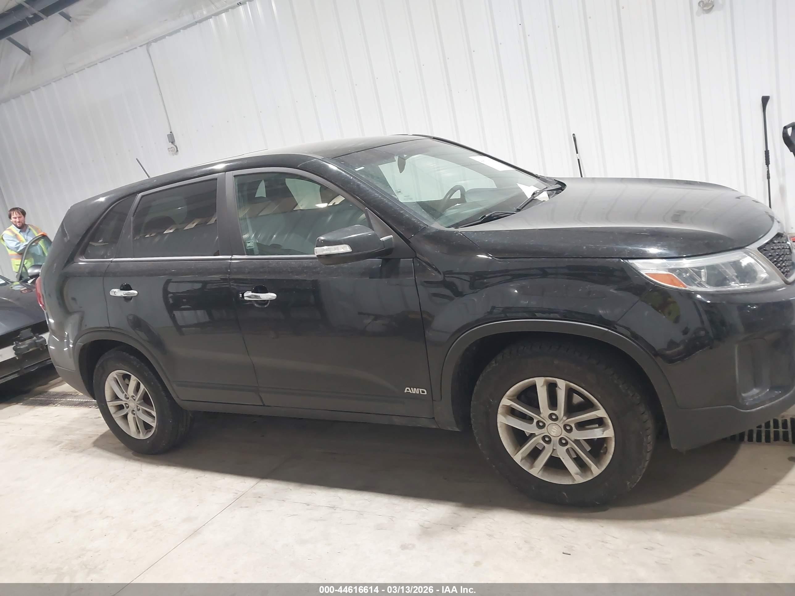 2015 Kia Sorento Lx Black vin: 5XYKT3A65FG654337