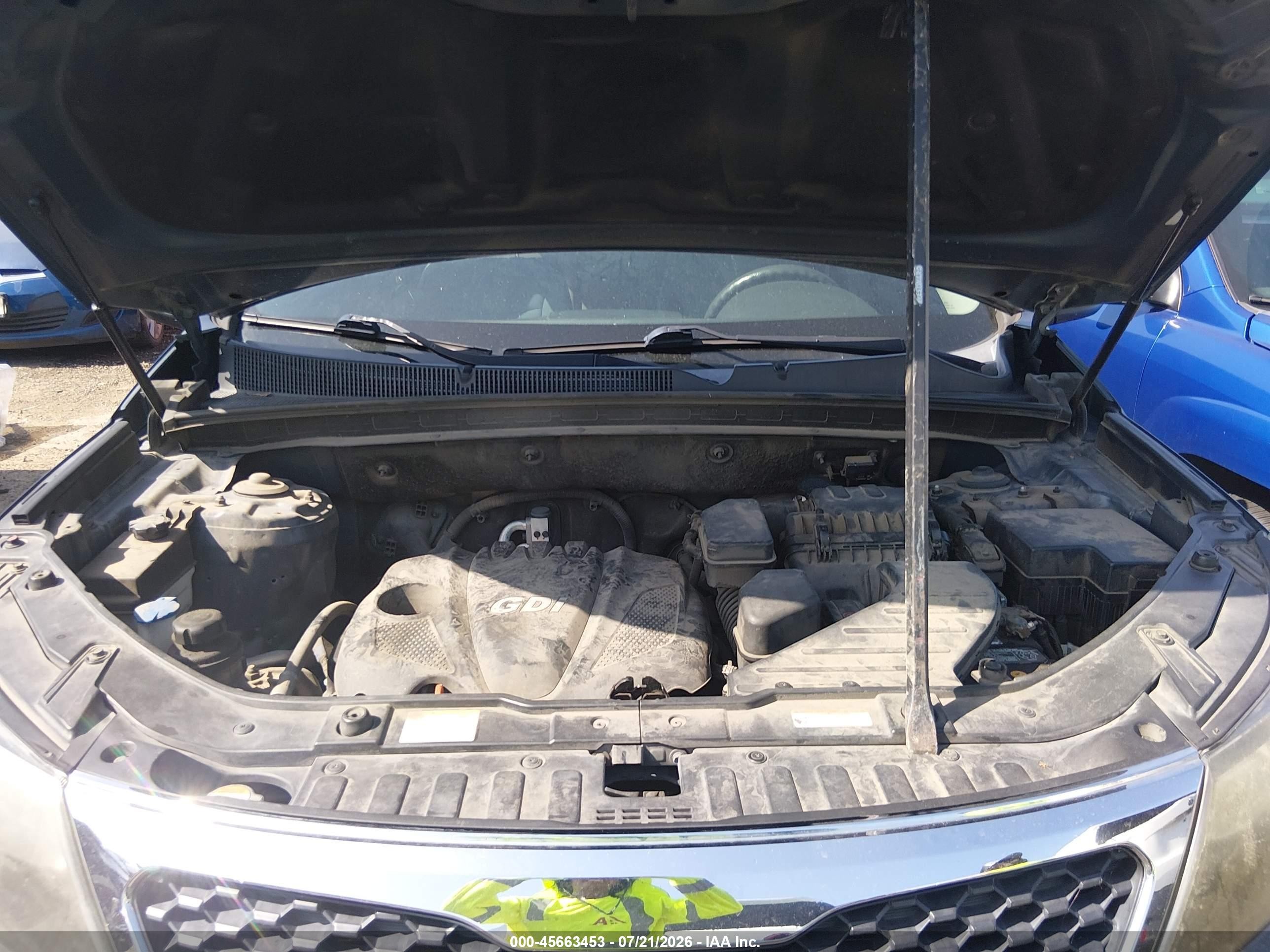 2012 Kia Sorento Lx Blue vin: 5XYKT3A66CG194889