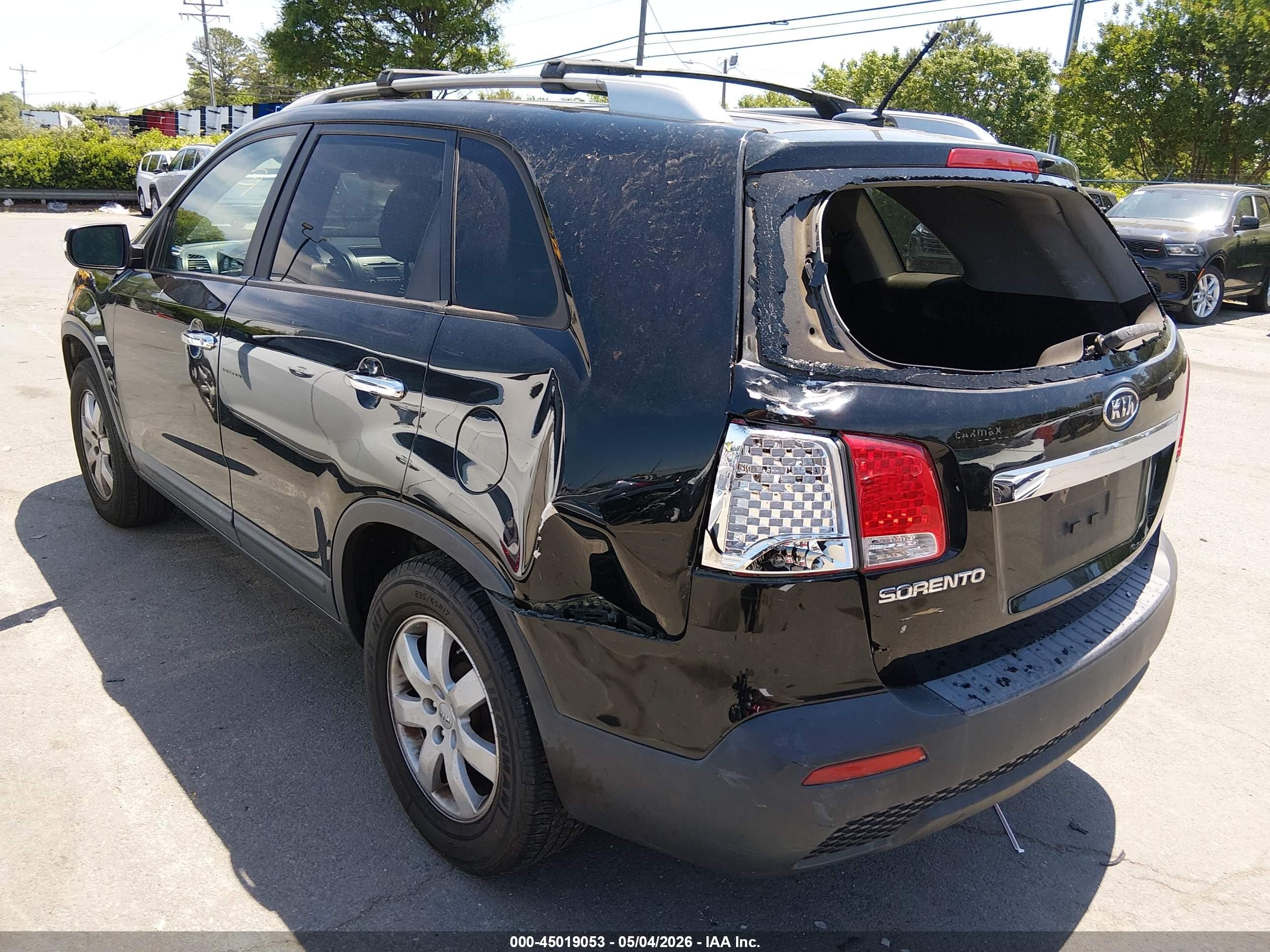 2012 Kia Sorento Lx Black vin: 5XYKT3A66CG230791