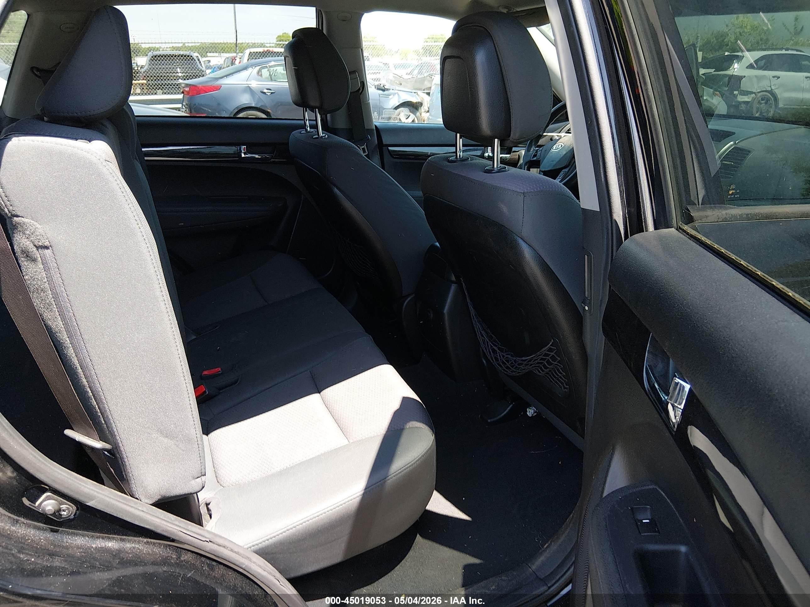 2012 Kia Sorento Lx Black vin: 5XYKT3A66CG230791