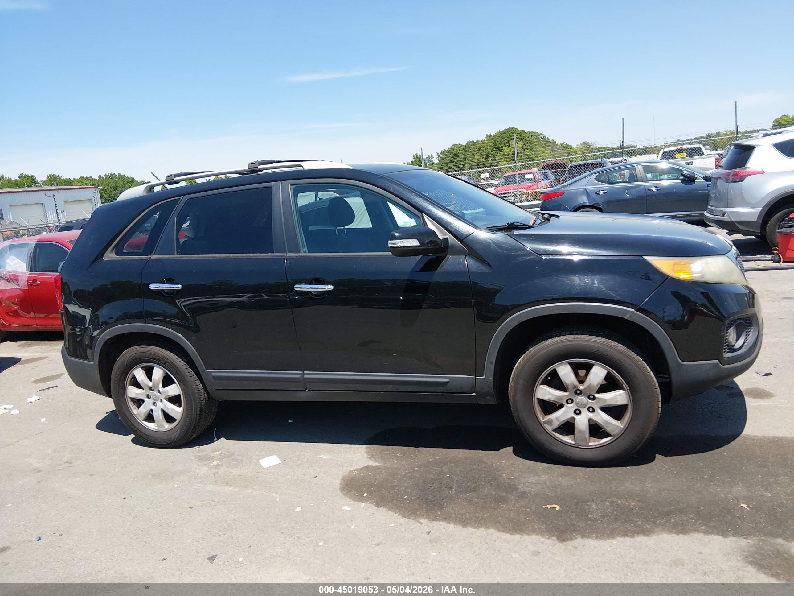 2012 Kia Sorento Lx Black vin: 5XYKT3A66CG230791