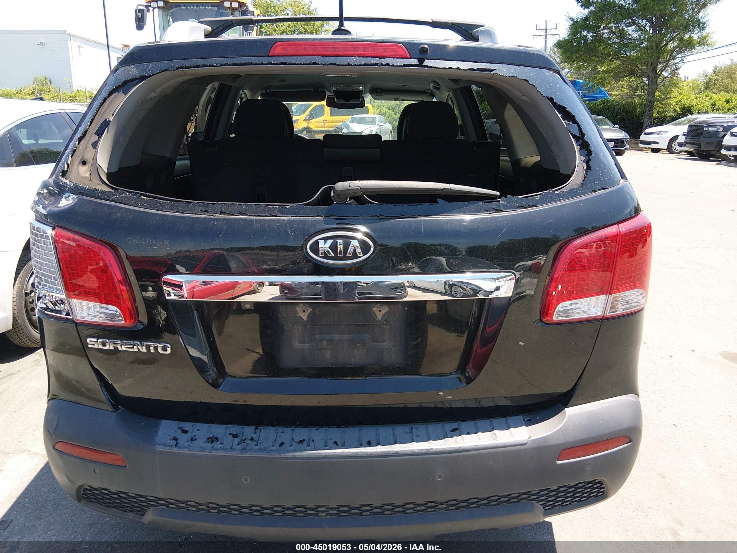 2012 Kia Sorento Lx Black vin: 5XYKT3A66CG230791