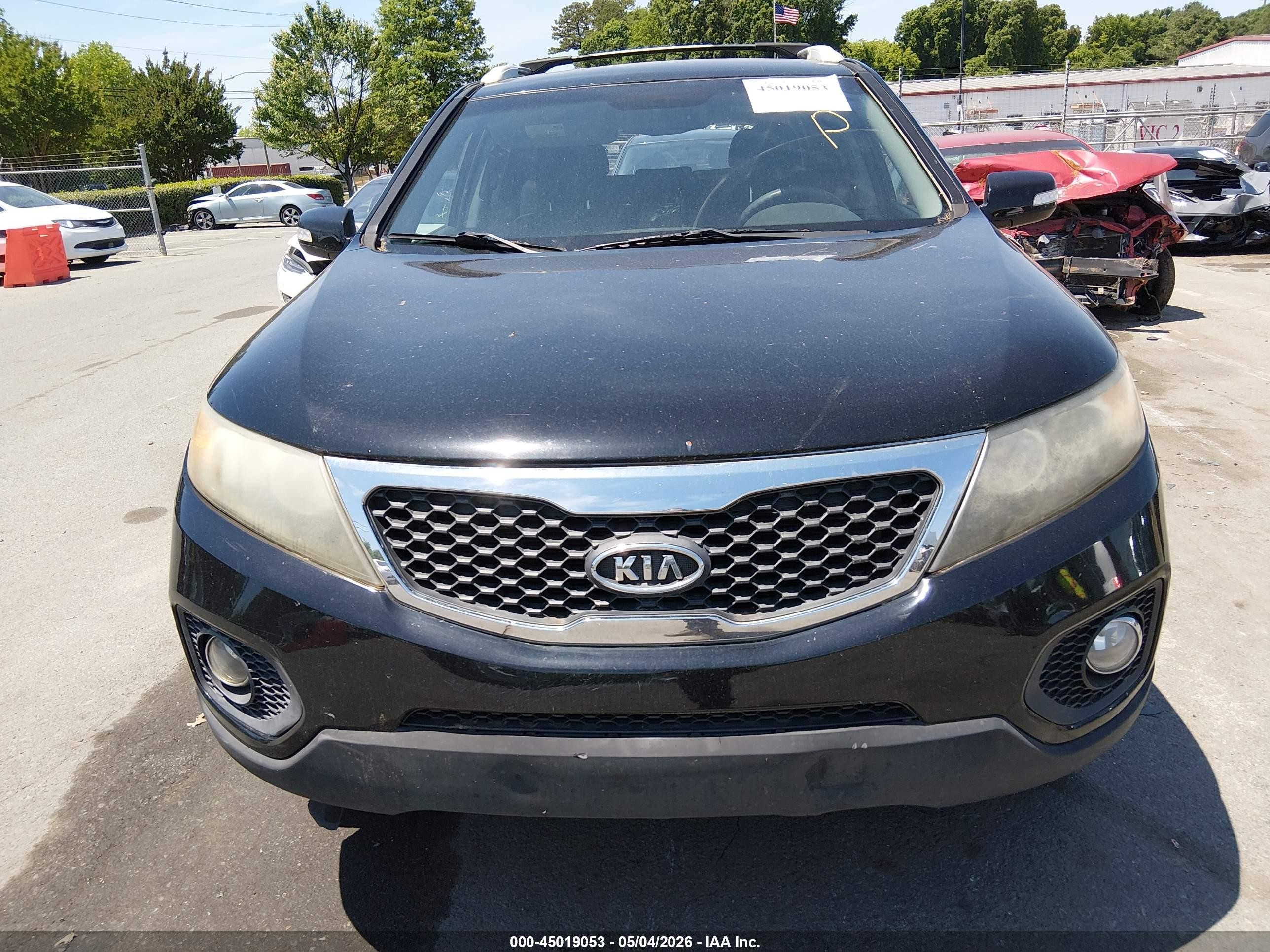 2012 Kia Sorento Lx Black vin: 5XYKT3A66CG230791